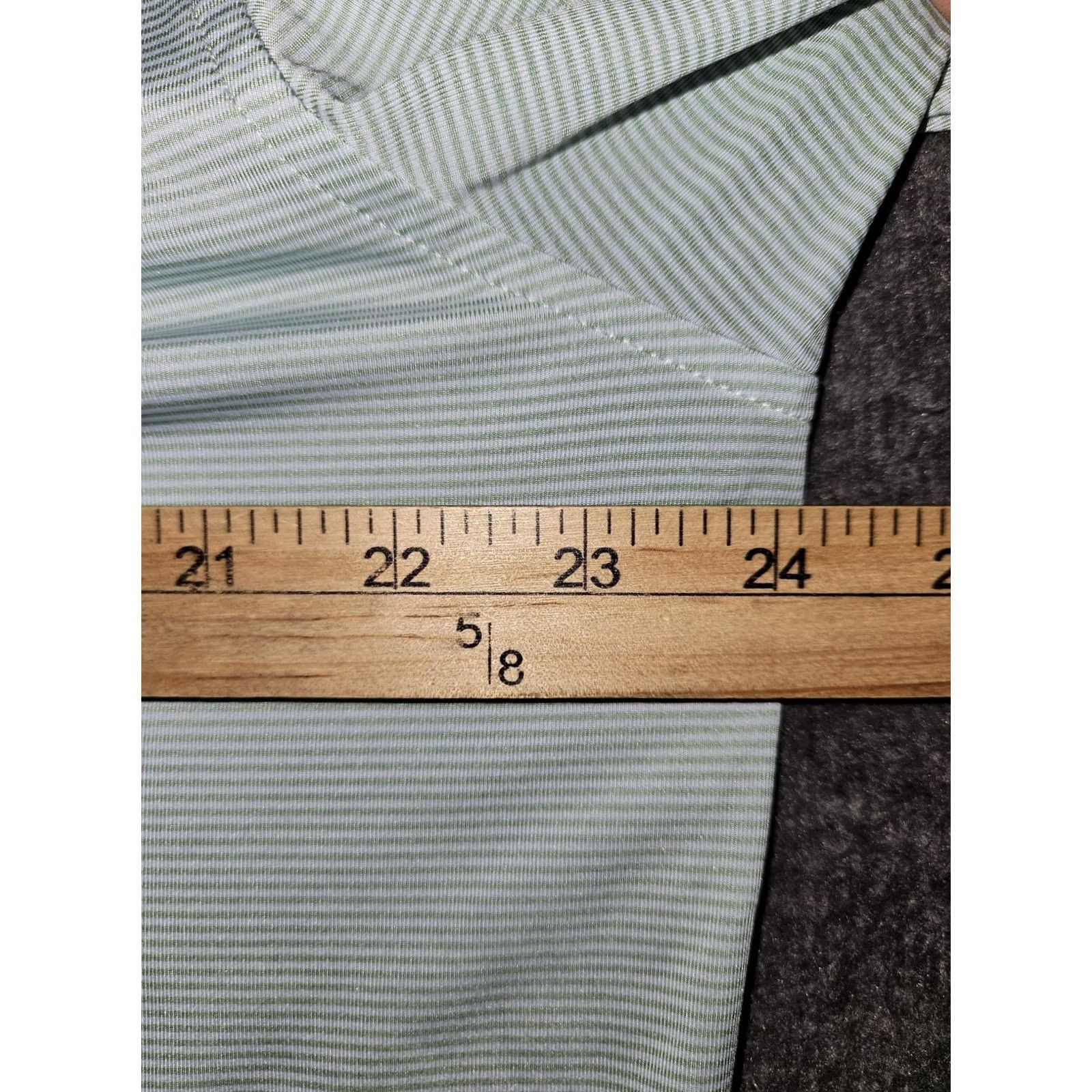 Footjoy FootJoy Polo Shirt Mens Large Striped Golf Performance Stretch FJ Green Breathy Lightweight Moisture Wicking Logo Short Sleeve Casual Activewear Golf Size US L / EU 52-54 / 3 - 3 Thumbnail