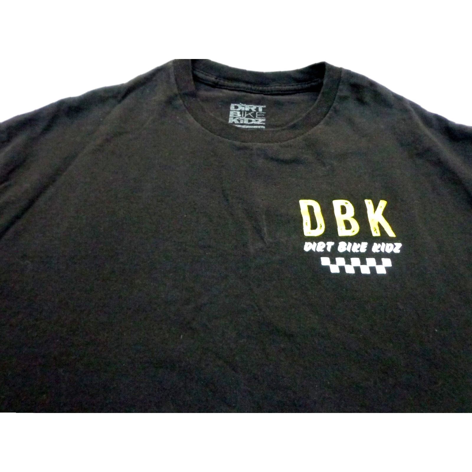 Vintage Dirt Bike Kidz T-shirt Black Men's XL Crew Neck Short Sleeve Standard Fit Size US XL / EU 56 / 4 - 1 Thumbnail