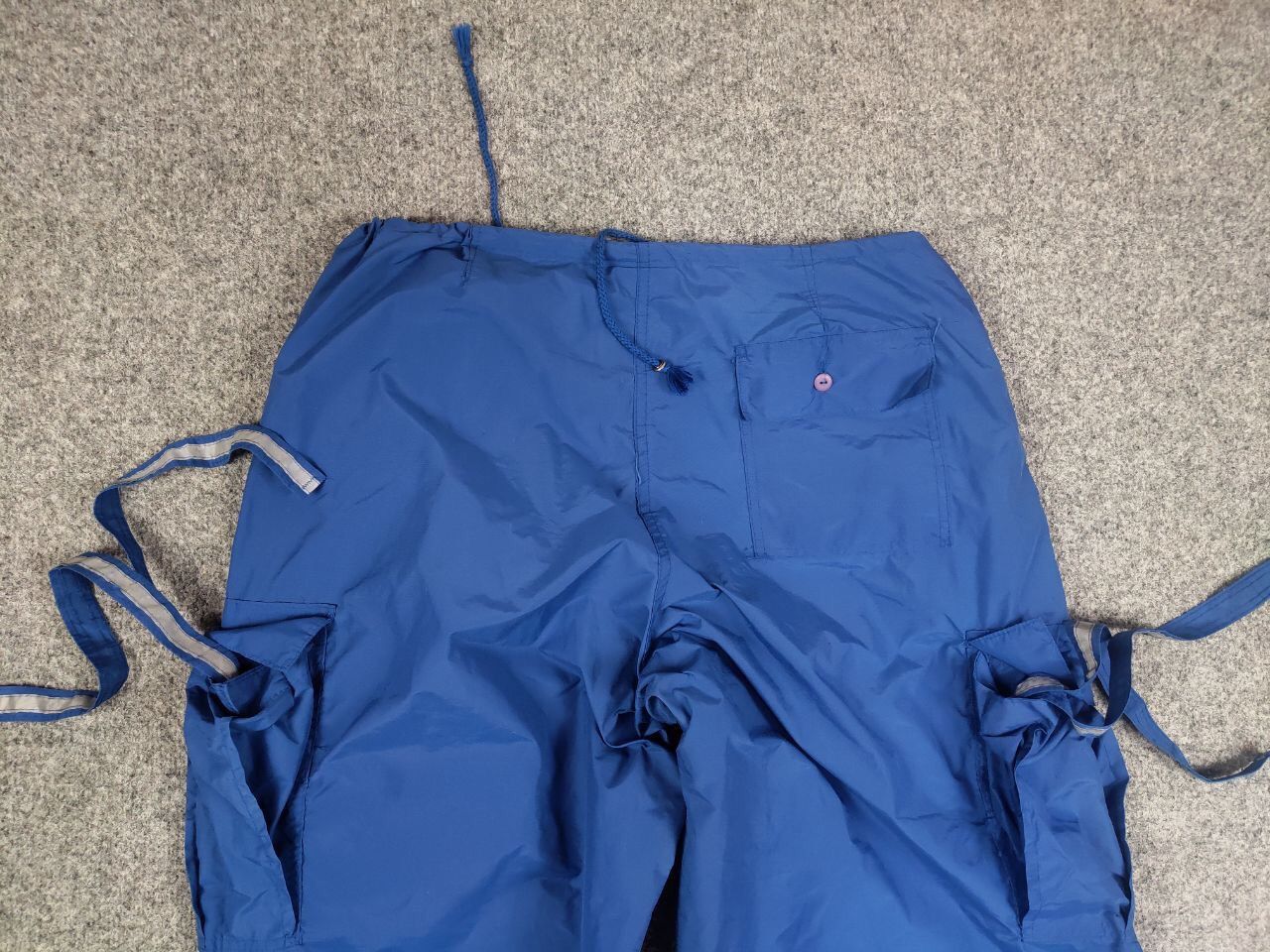 Japanese Brand Rare Vintage MT:2 Japanese Parachute Baggy Cargo Blue Pants Size US 34 / EU 50 - 11 Thumbnail