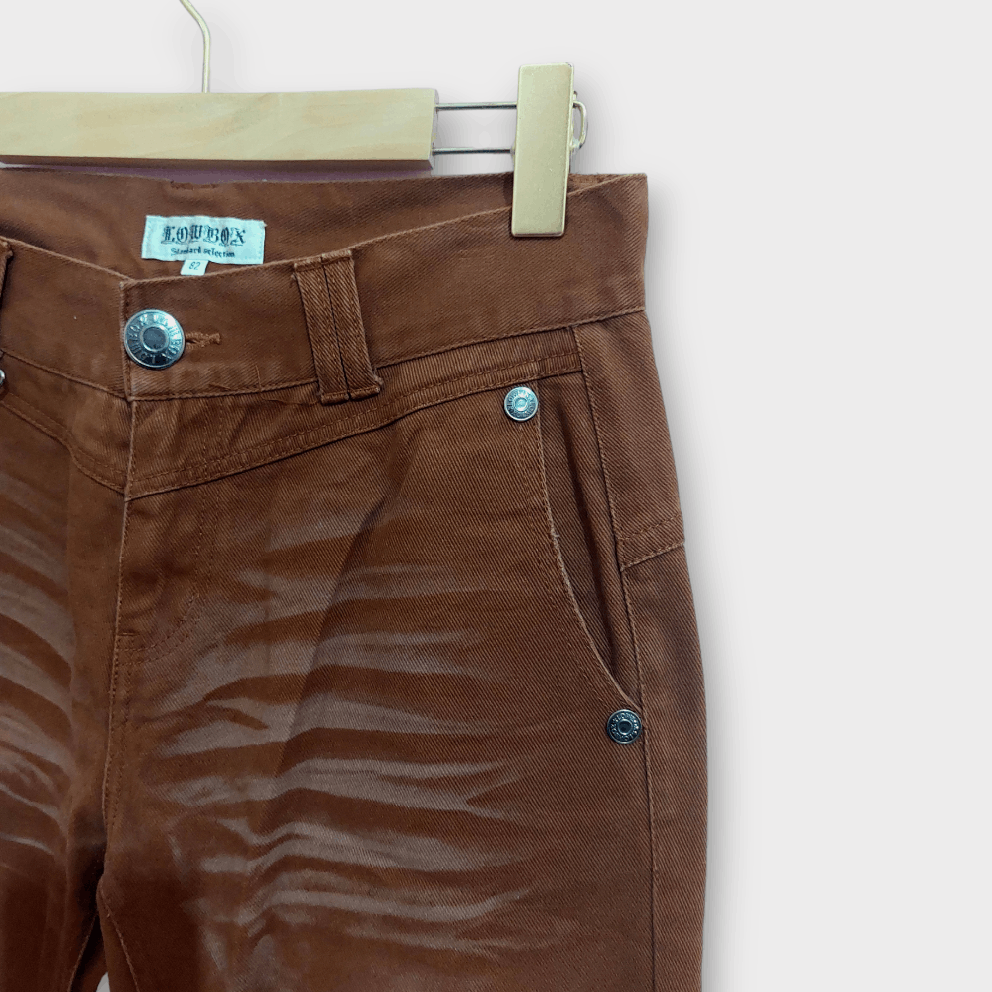 LOWBOX Lowbox Faded Buckle Back Jeans Size US 30 / EU 46 - 11 Thumbnail