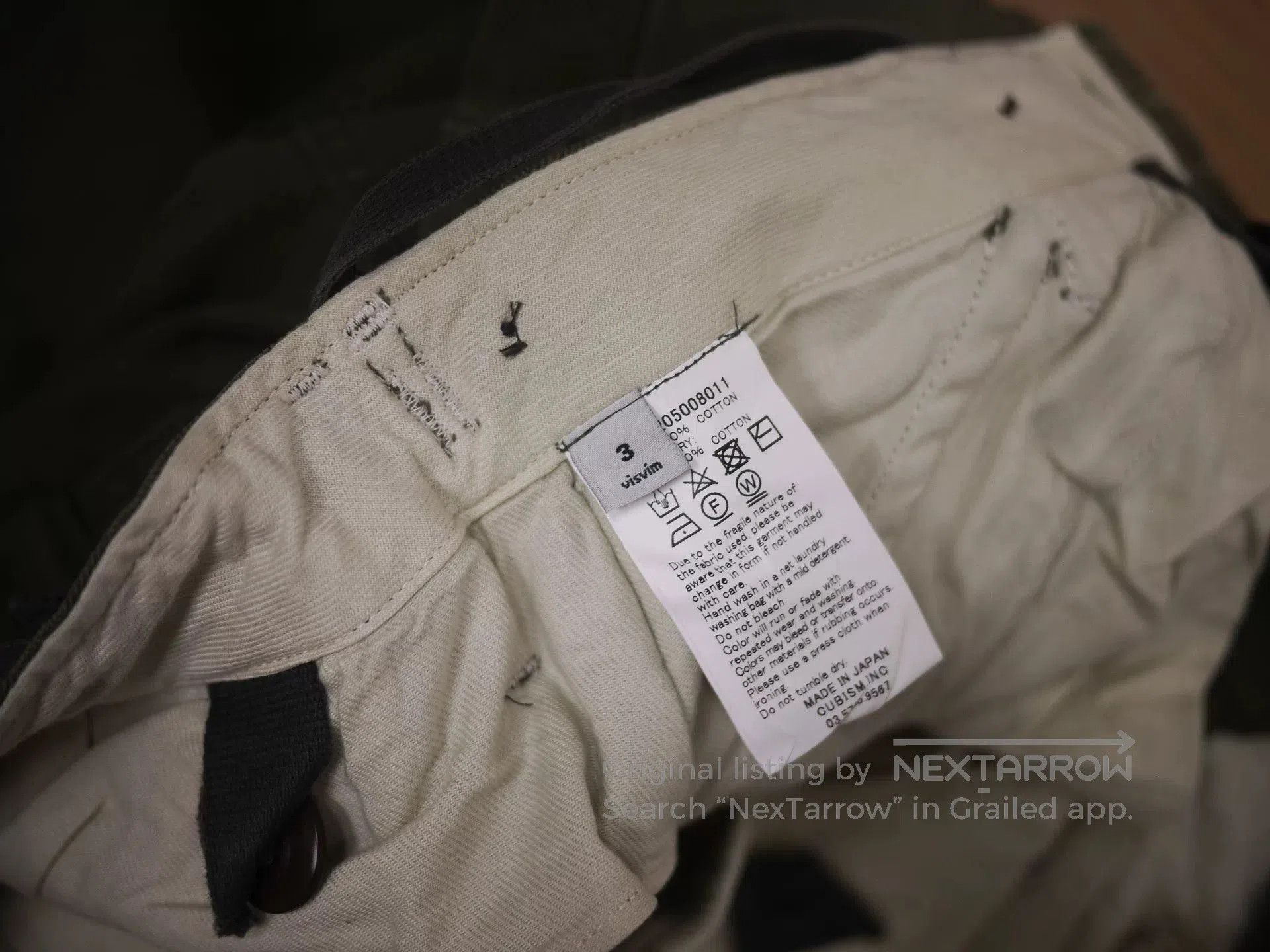 Visvim visvim eiger sanction herringbone olive pants. Size US 44 / EU 60 - 9 Thumbnail