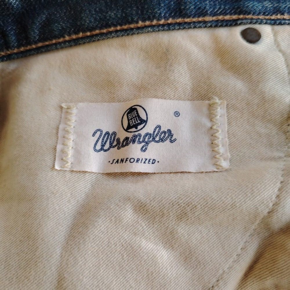 Wrangler Vintage Wrangler Blue Bell Selvedge Blue Denim Jeans M1112 Size US 33 - 4 Thumbnail