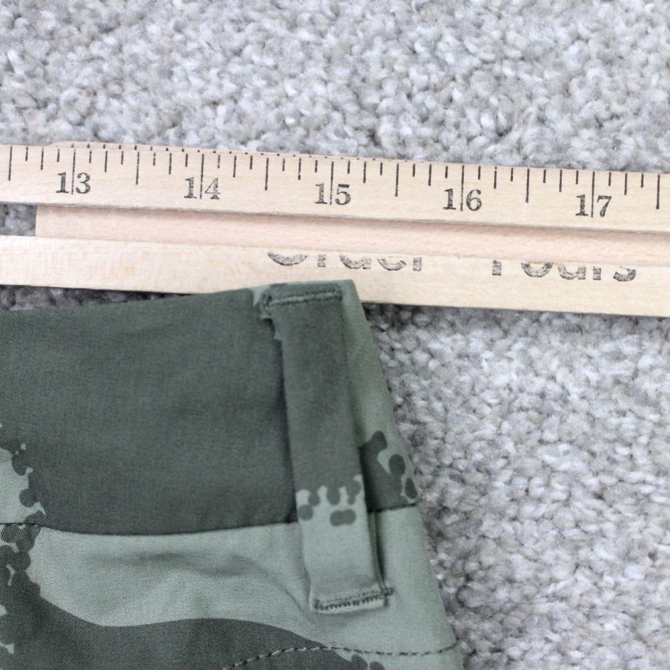 Roark Roark Men 30 Green Camo Explorer 2.0 Shorts Drawstring Pockets Stretch Chino Utility Size US 30 / EU 46 - 6 Thumbnail