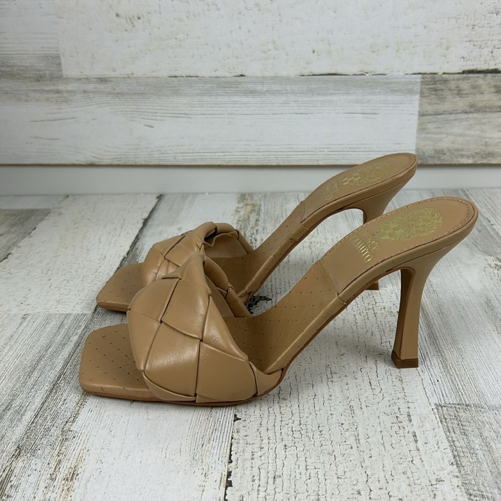 Vince Camuto Vince Camuto Brelanie womens 7 1/2M braided leather sandal Size US 7.5 / IT 37.5 - 4 Thumbnail