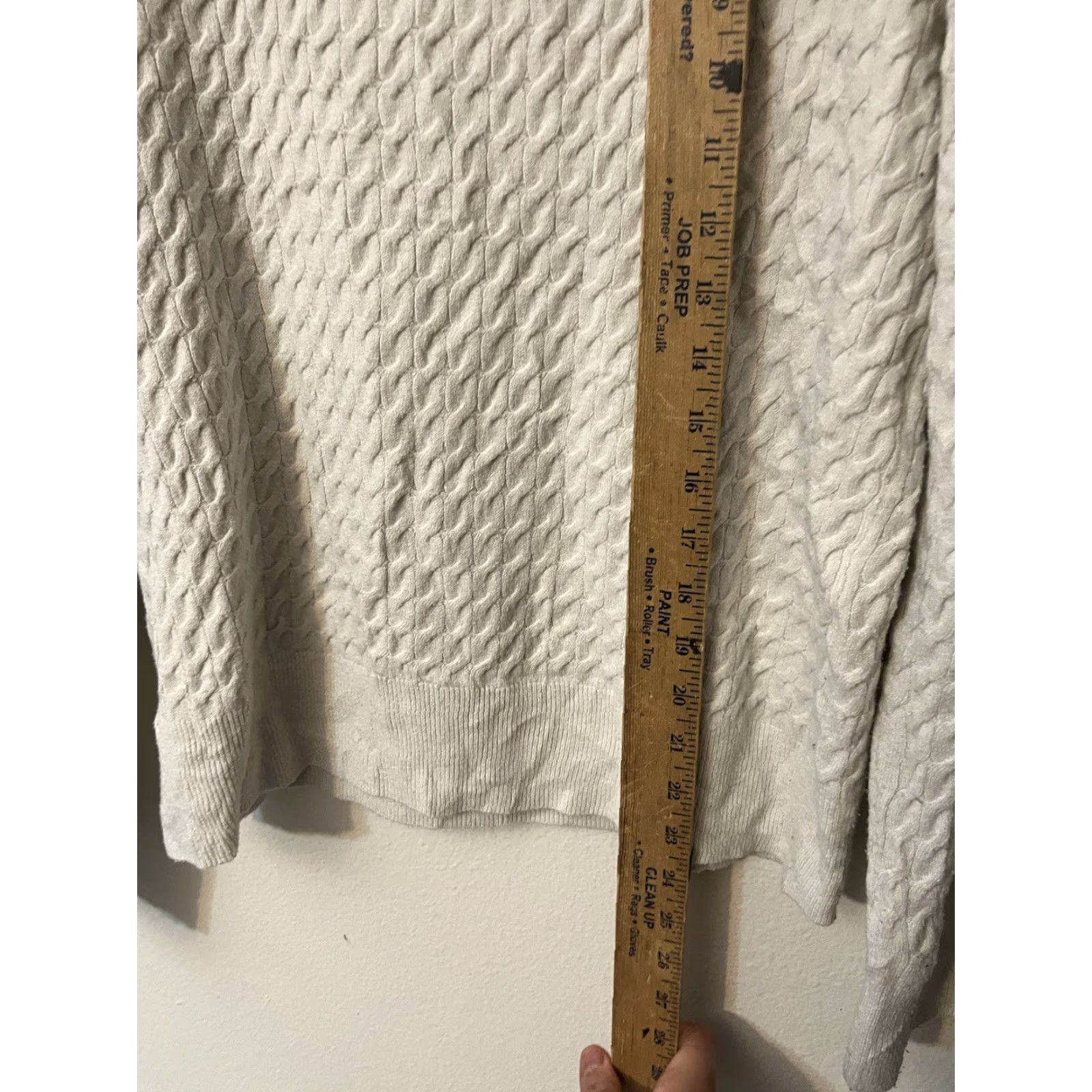 Vintage A New Day Woman’s Sweater Pullover Crew Neck Long Sleeve Size M Ivory Size M / US 6-8 / IT 42-44 - 4 Thumbnail