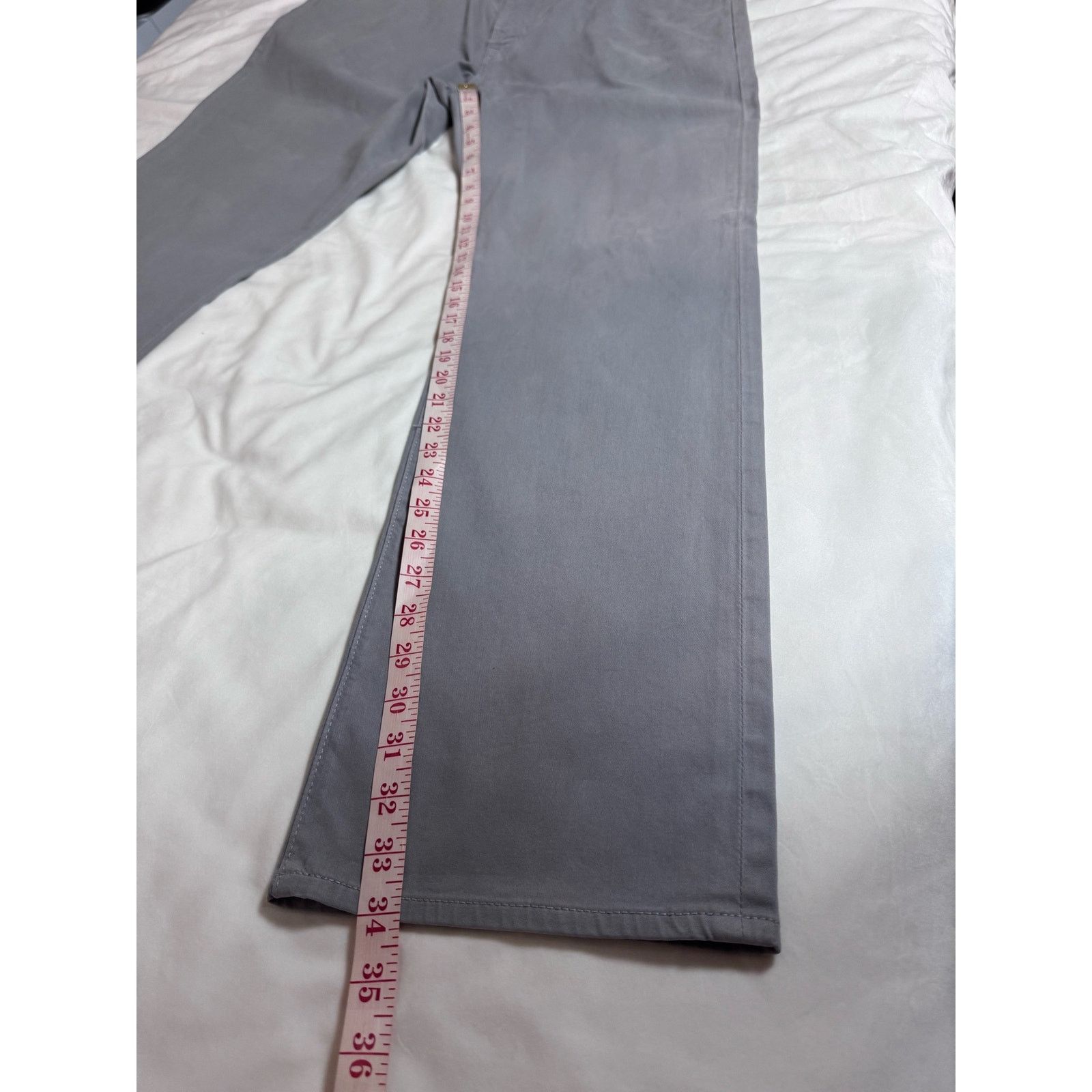 AG Adriano Goldschmied Adriano Goldshmied AG Graduate Tailored Leg Gray Pants 36x32 Size US 36 / EU 52 - 9 Thumbnail