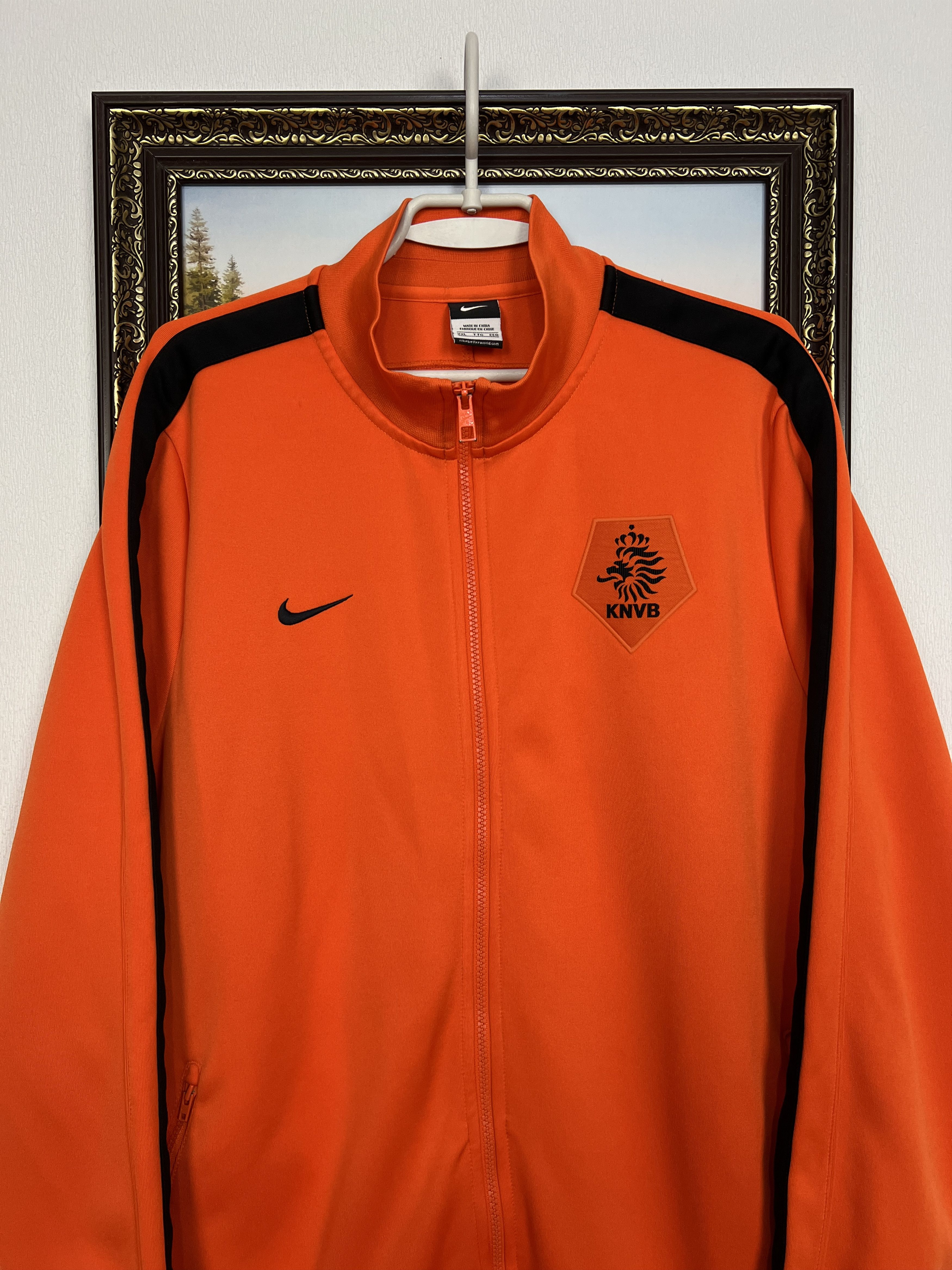 Nike Vintage Football Holland Jacket Soccer Track Top Netherlands Size US XXL / EU 58 / 5 - 2 Thumbnail