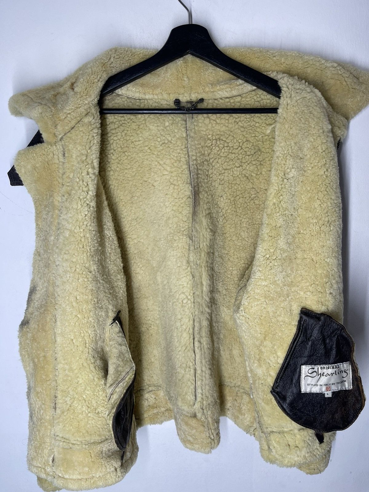 Vintage ❌WINTER SALE❌Vintage B-3 Lambskin Shearling Teodem Italy Size US L / EU 52-54 / 3 - 4 Thumbnail