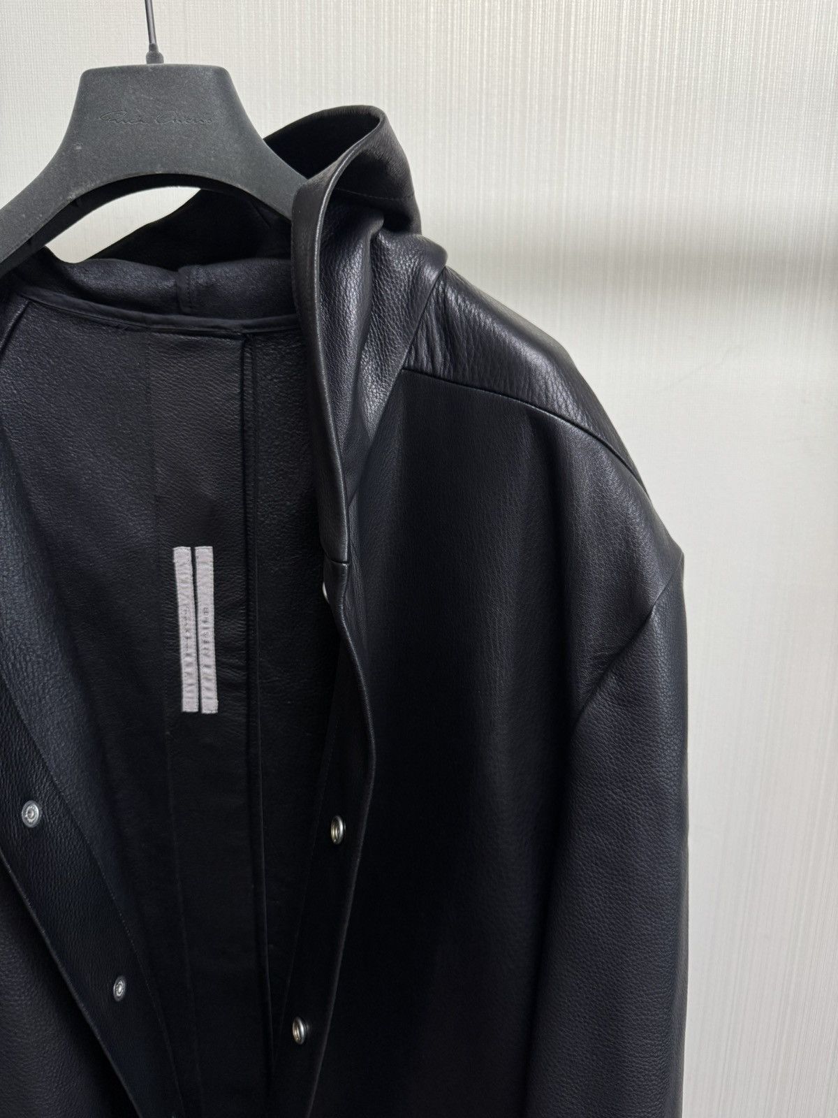 Rick Owens Rick owens EDFU HOODED Leather Parkas coat Size US M / EU 48-50 / 2 - 3 Thumbnail
