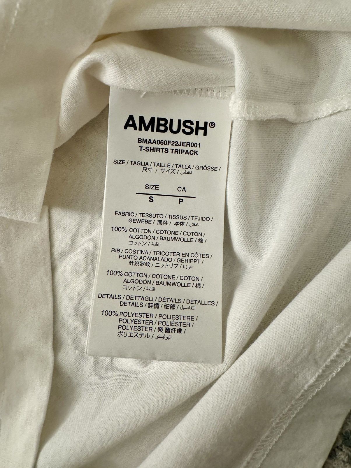 Ambush Design AMBUSH Design Embroided White T-Shirt BRAND NEW Size US S / EU 44-46 / 1 - 4 Thumbnail