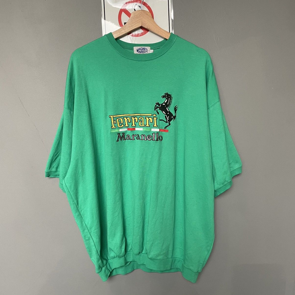 Ferrari Vintage 90s Ferrari Maranello ERD GRUNGE SWEATSHIRT Size US L / EU 52-54 / 3 - 1 Thumbnail