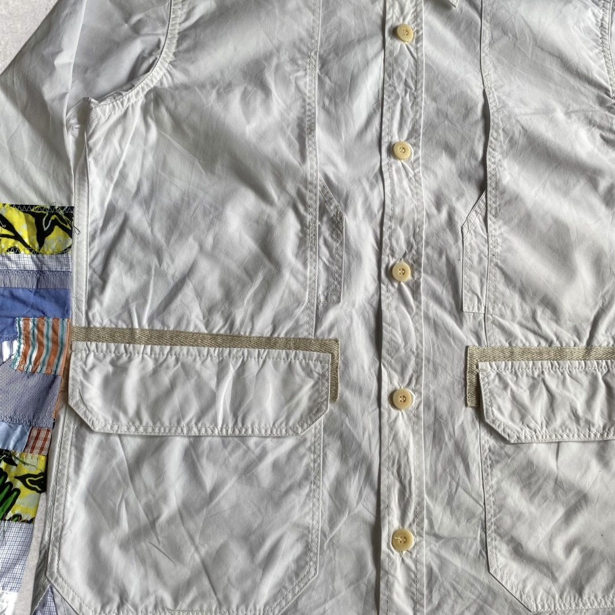 Comme des Garcons SS16 “Faraway” African Patchwork Sleeves Shirt Size US S / EU 44-46 / 1 - 4 Thumbnail