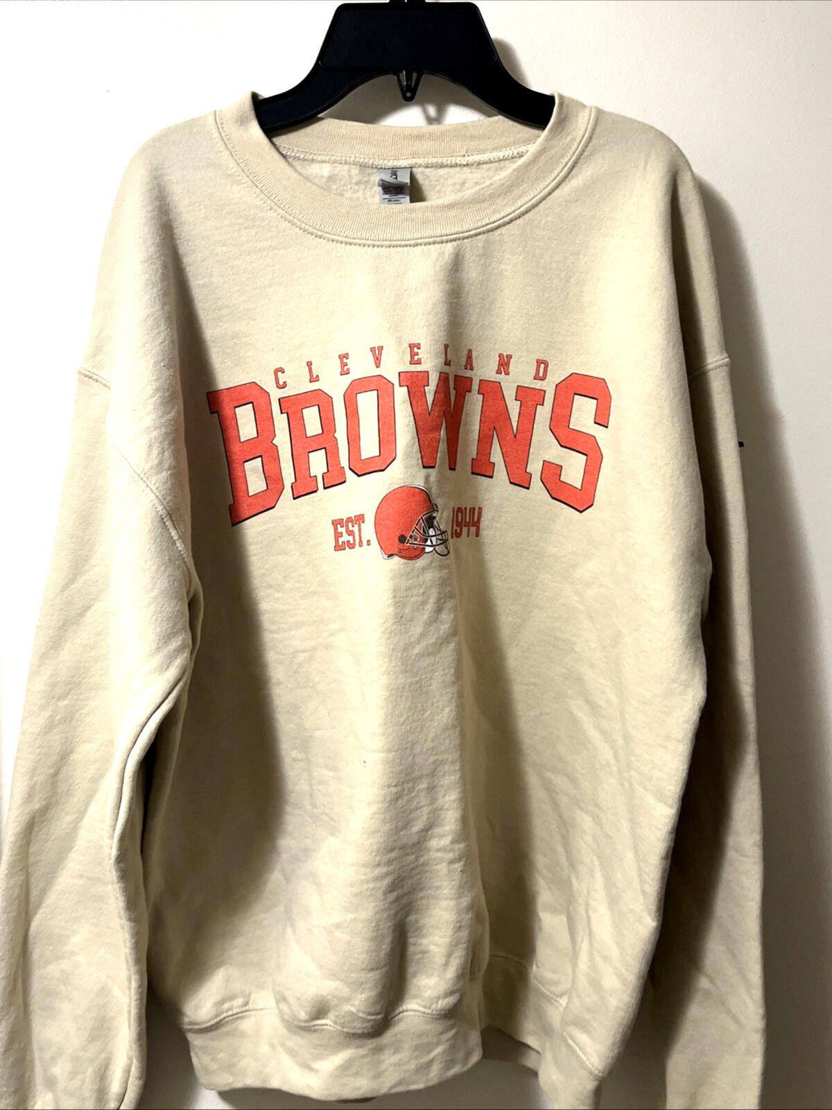 Gildan Medium Vintage Cleveland Browns Football Pullover Sweatshirt Size US M / EU 48-50 / 2 - 1 Thumbnail