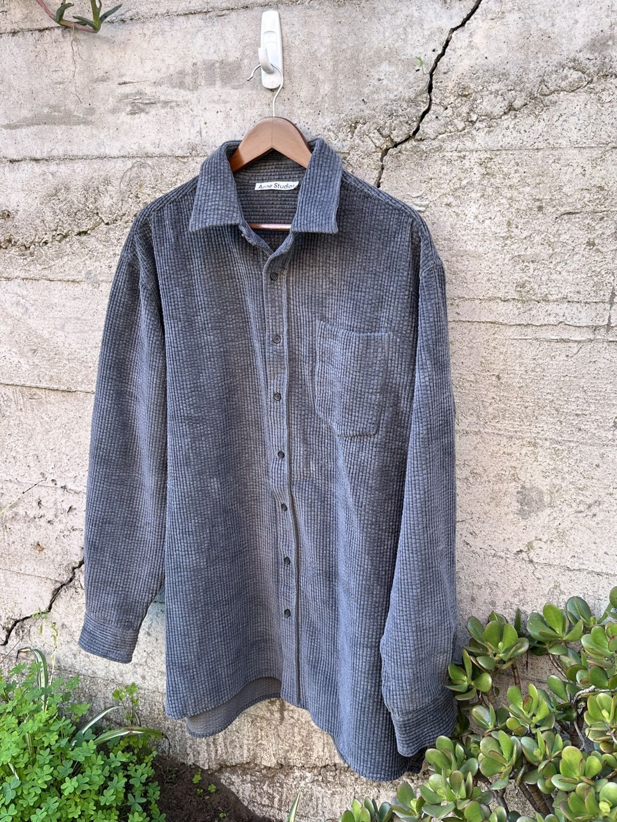 Acne Studios RARE GRAIL Acne Studios texturized corduroy Shacket Size US XL / EU 56 / 4 - 1 Thumbnail