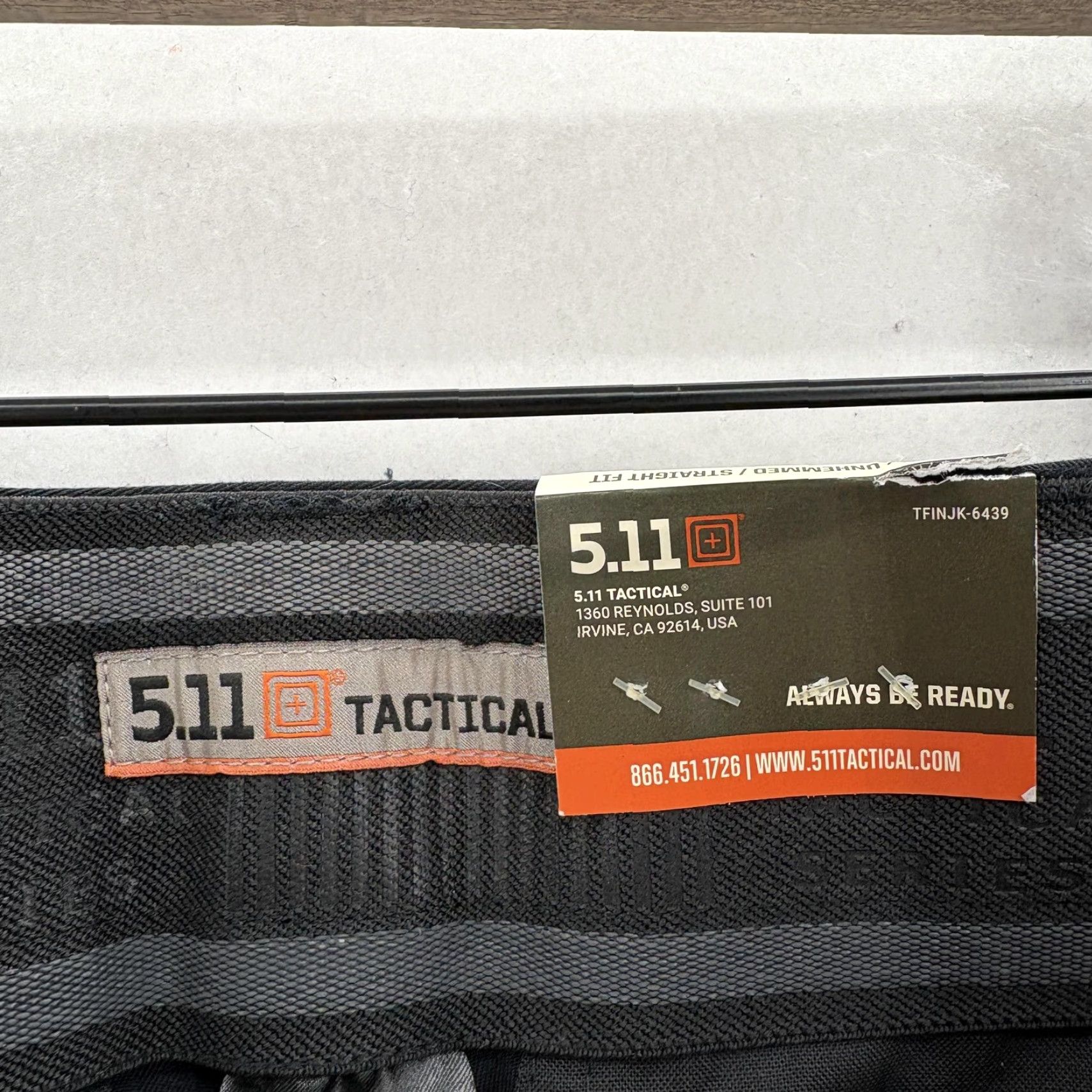 Vintage 5.11 Tactical A-Class PDU Twill Pants Womens 8 Black Straight Fit Unhemmed Work Pants Size 30" / US 8 / IT 44 - 4 Thumbnail