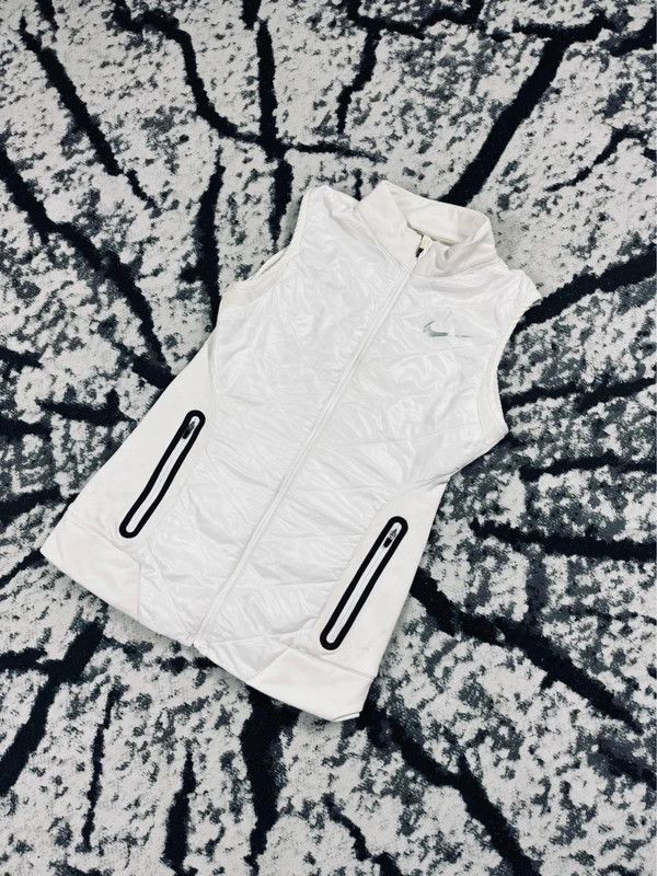 Nike Nike White Swoosh Down Vest XS Size XS / US 0-2 / IT 36-38 - 2 Thumbnail