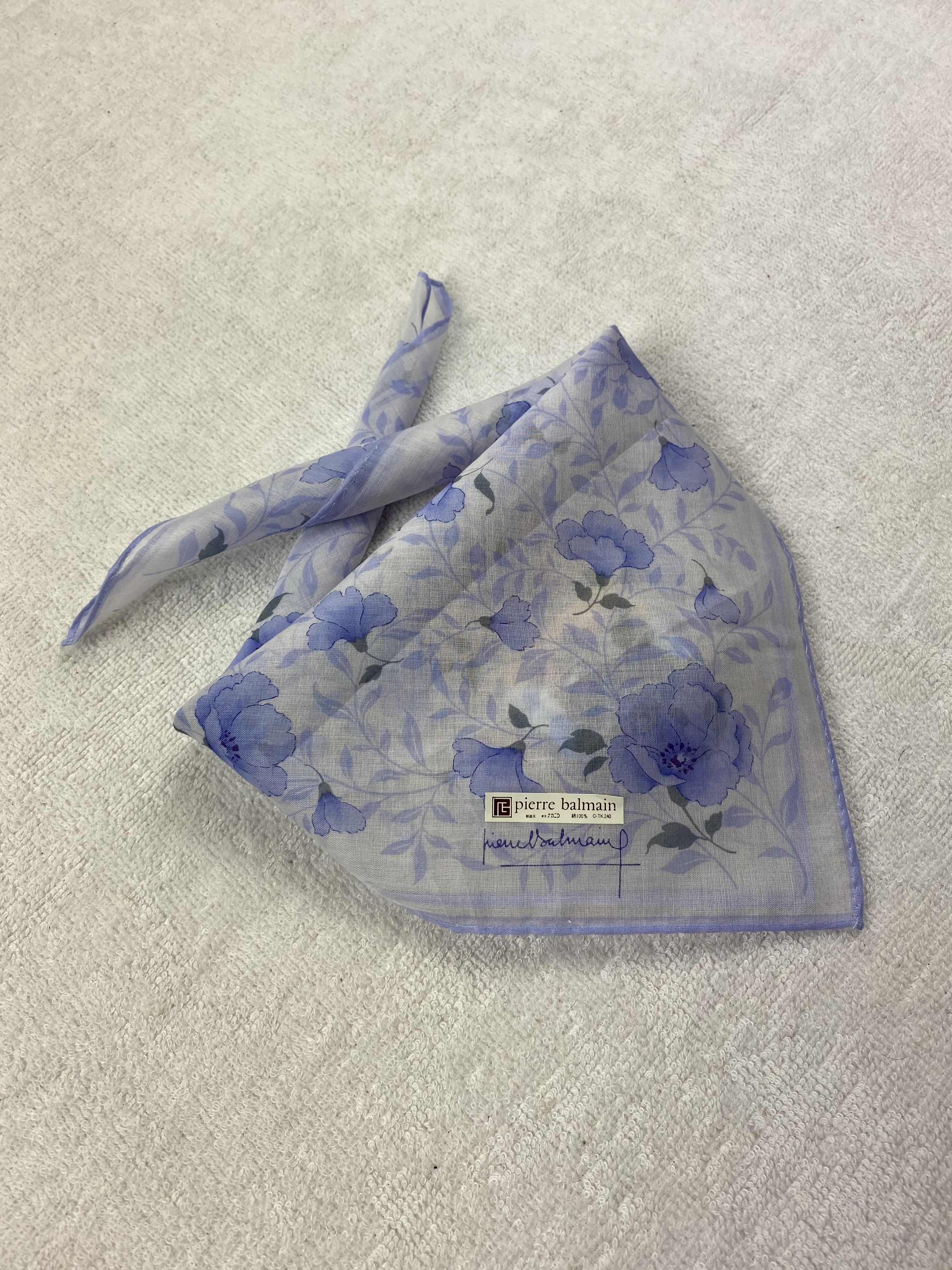 Pierre Balmain × Vintage Pierre Balmain Handkerchief / Bandana / Neckerchief Size ONE SIZE - 2 Thumbnail