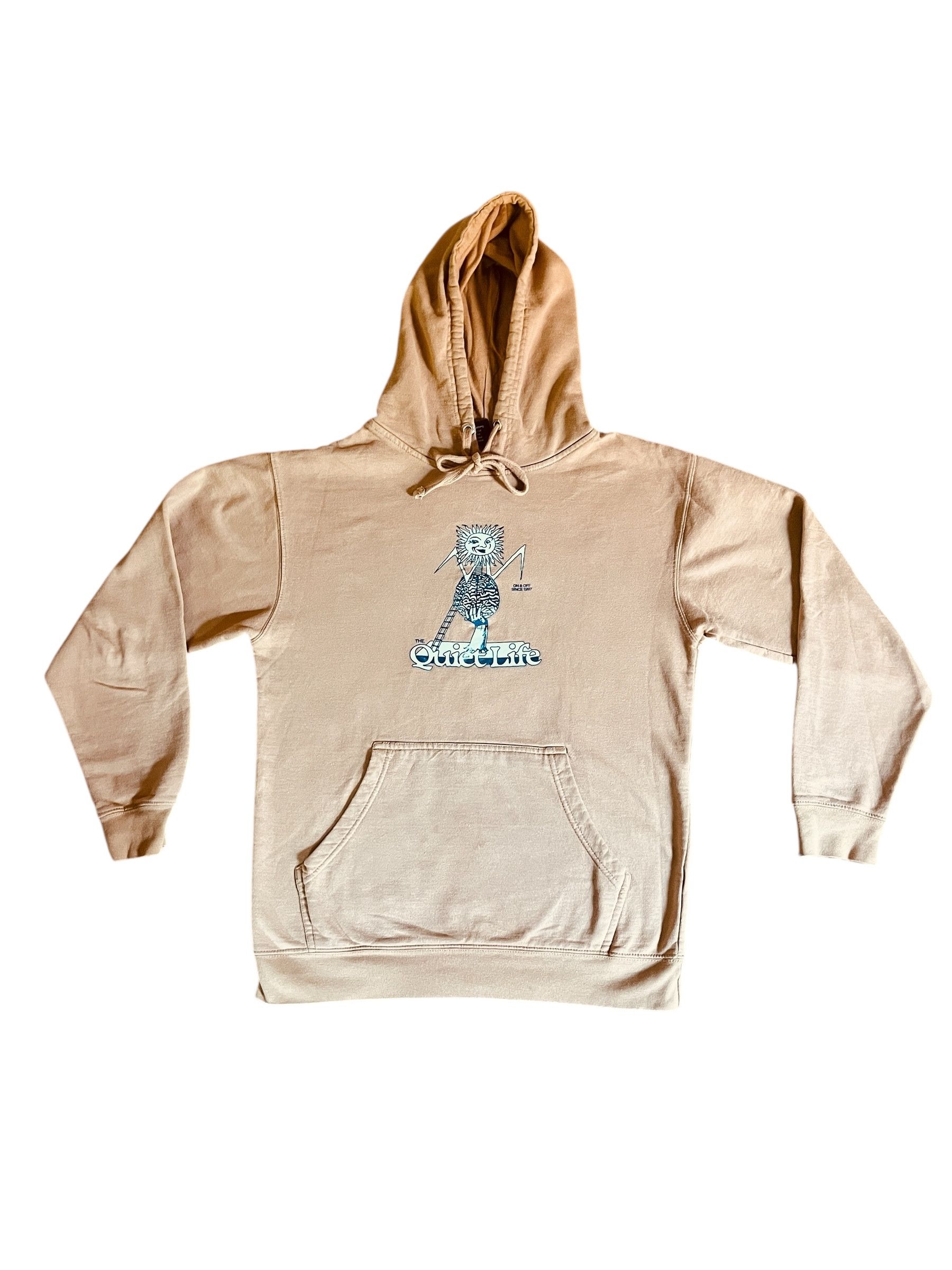 The Quiet Life Quiet Life Skeleton Surfer Hoodie Medium Tan Streetwear Size US M / EU 48-50 / 2 - 1 Thumbnail