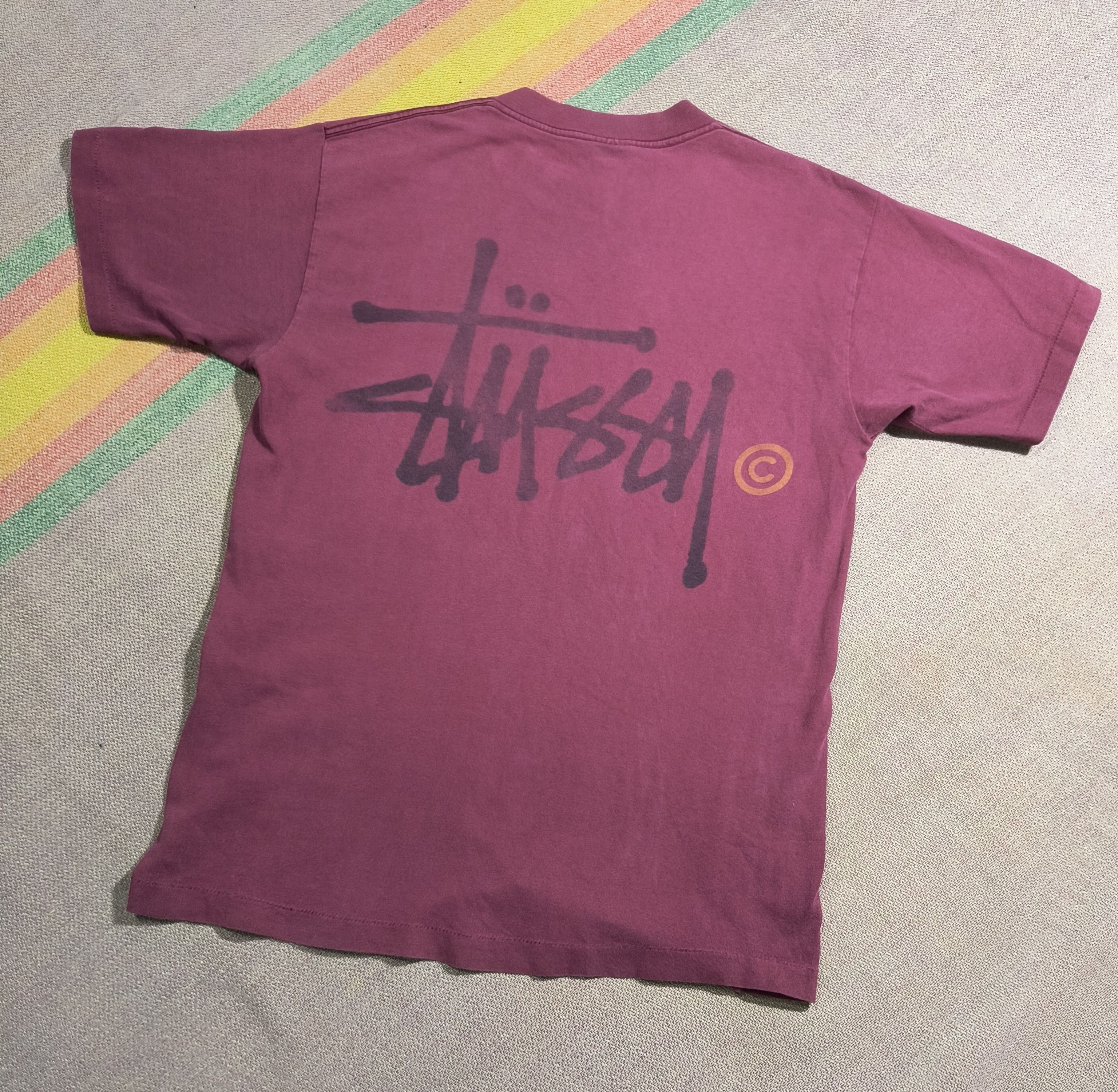 Stussy Vintage Stussy big logo 90s tee Size US L / EU 52-54 / 3 - 5 Thumbnail