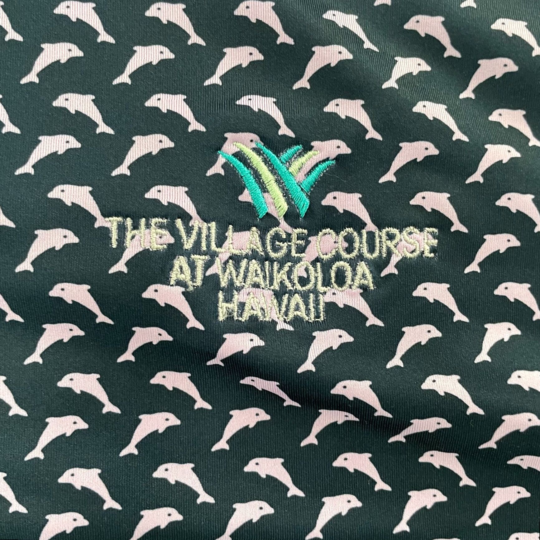 Footjoy FootJoy Polo Shirt Adult M Medium Blue Polo Dolphin Print Waikoloa Hawaii Golf Mens Size US M / EU 48-50 / 2 - 5 Thumbnail