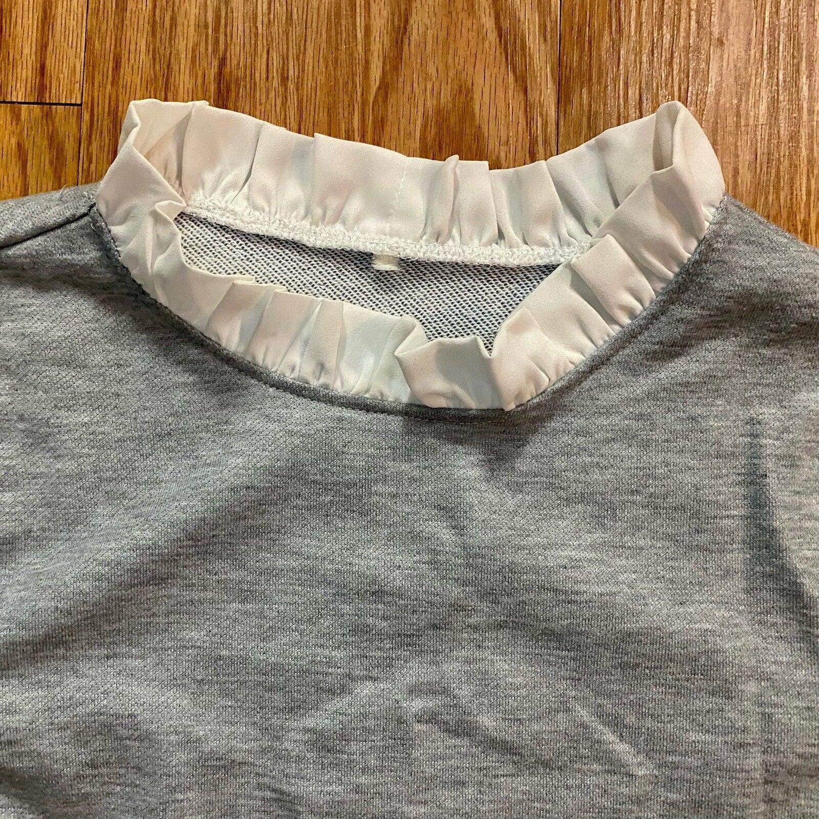 The Unbranded Brand Gray Layered Pullover Sweater Top Womens Medium Size M / US 6-8 / IT 42-44 - 3 Thumbnail