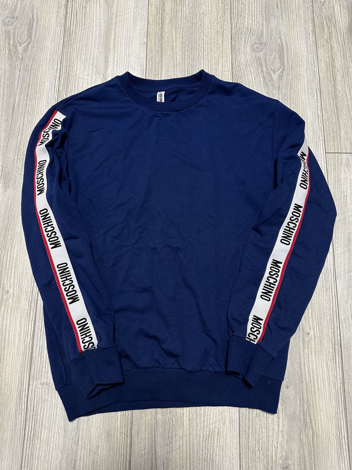 Moschino Moschino Underwear Tape logo swietshirt sweater Size US M / EU 48-50 / 2 - 1 Thumbnail