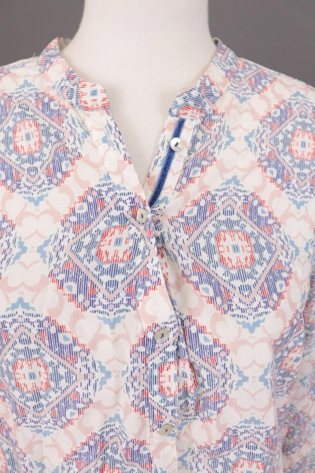 Designer Emily Van Den Bergh Multicolor Printed Blouse Shirt Size 40 Size M / US 6-8 / IT 42-44 - 4 Thumbnail