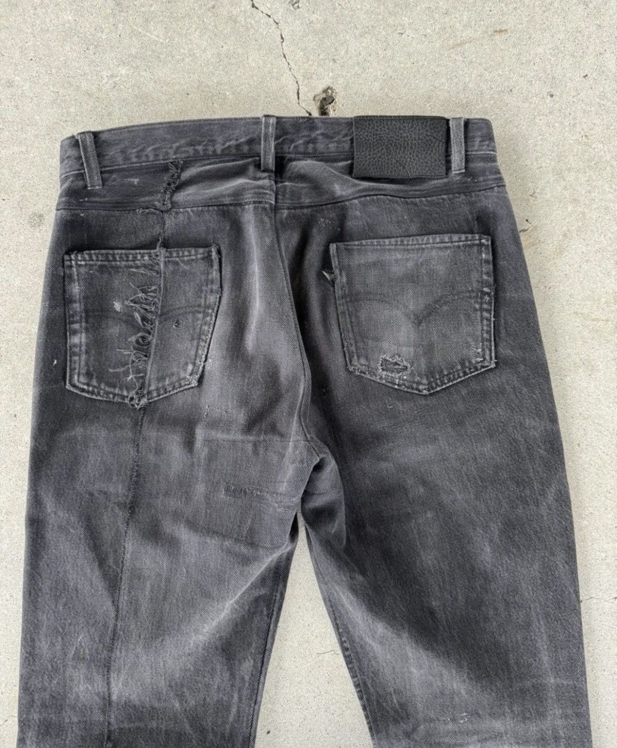 Unsound Rags OG ASH BLACK UNSOUND JEANS 1/60 Size US 32 / EU 48 - 8 Thumbnail