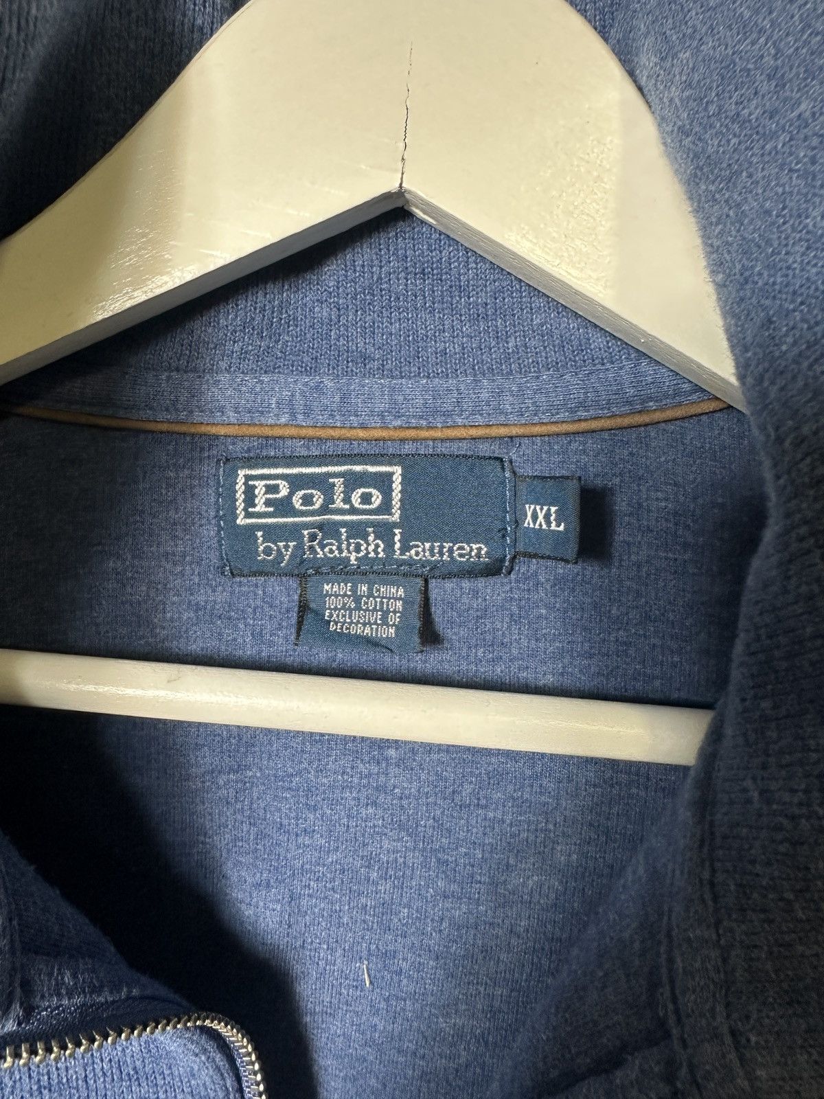 Polo Ralph Lauren × Ralph Lauren × Vintage Crazy Vintage 90's Polo Ralph Lauren 1/4 Zip Size US XXL / EU 58 / 5 - 3 Thumbnail