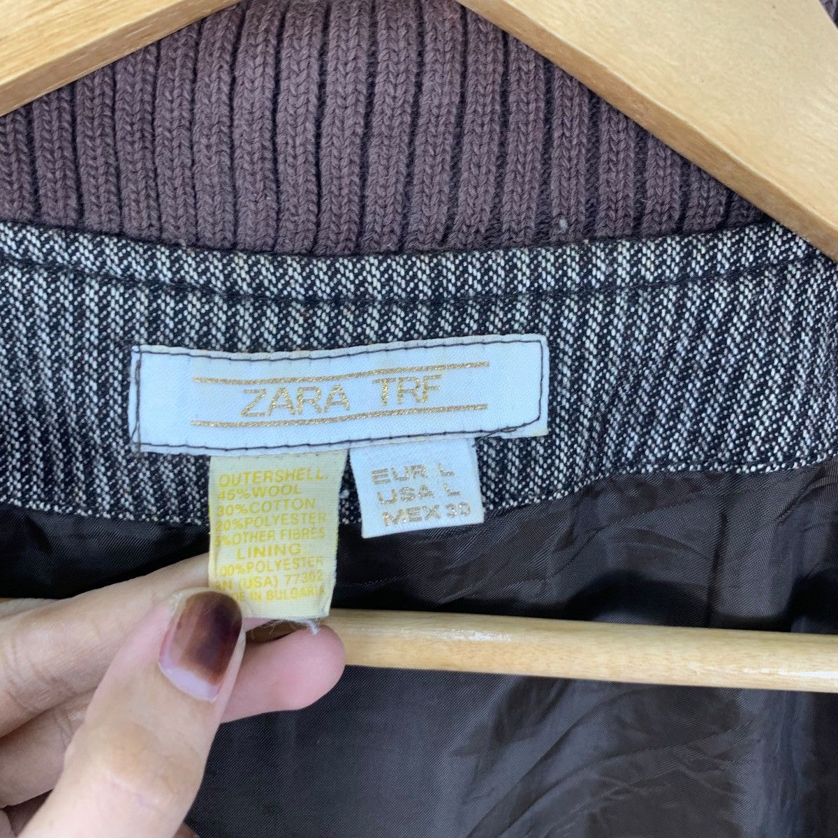 Zara ZARA TRF COLLECTION Cropped Top Bomber Jacket Windbreaker Size L / US 10 / IT 46 - 8 Thumbnail