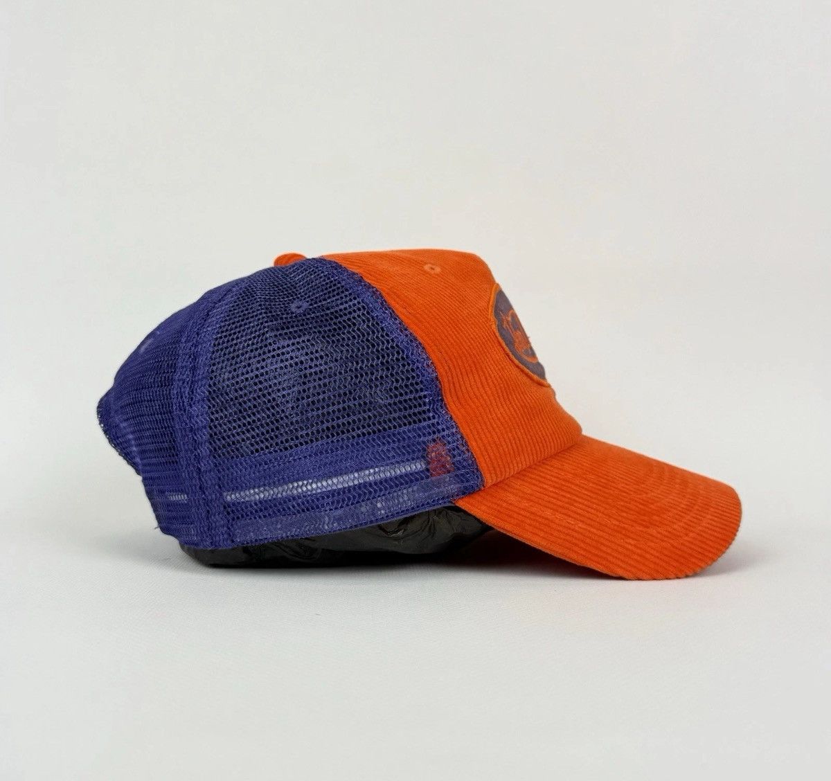 Von Dutch Von Dutch Corduroy Trucker Cap Hat Orange Purple Baseball Size ONE SIZE - 5 Thumbnail