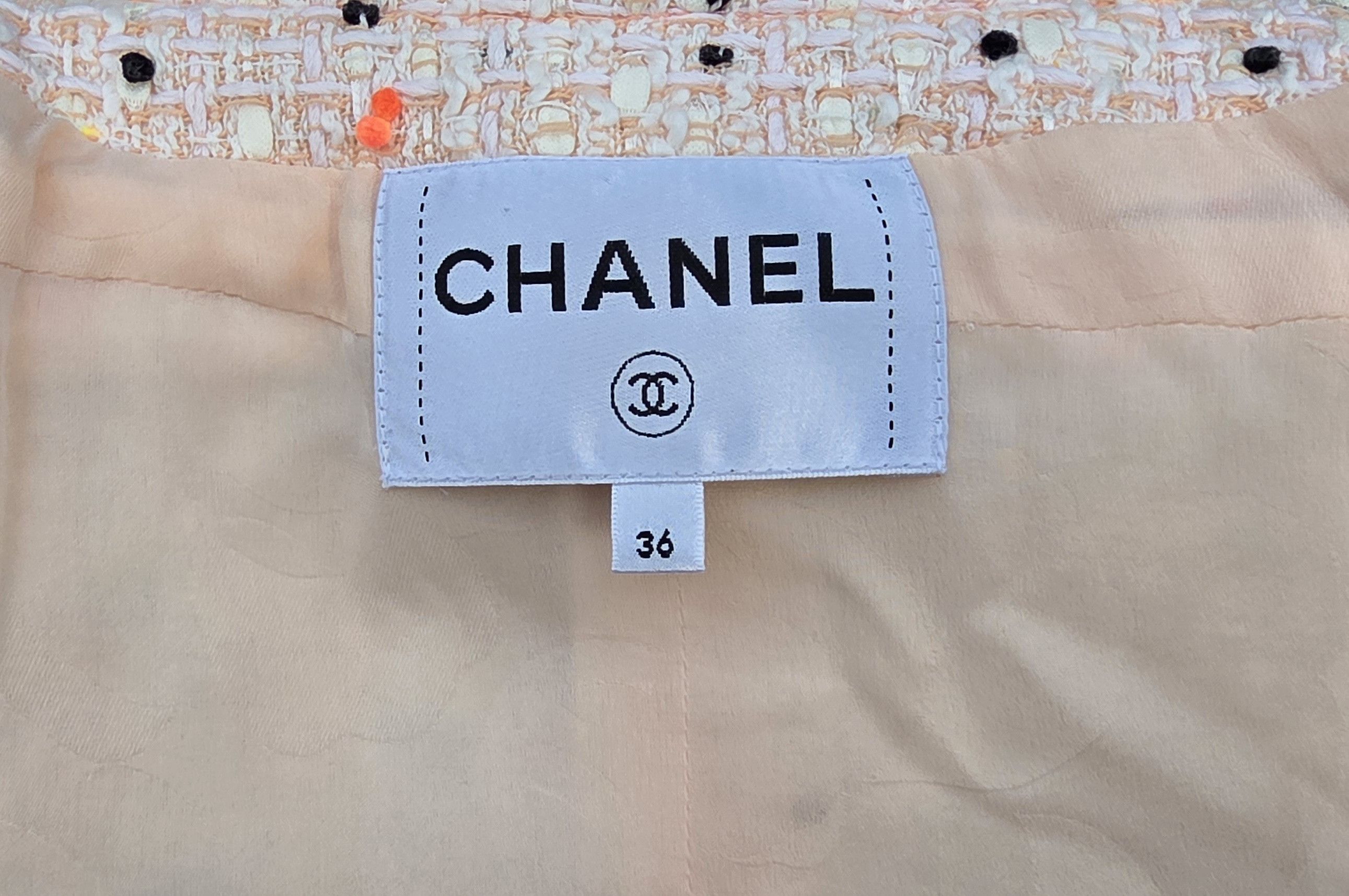 Chanel CHANEL Spring 2019 RTW Pink Tweed Cropped Jacket FR 36/ US 4 Size XS / US 0-2 / IT 36-38 - 6 Thumbnail