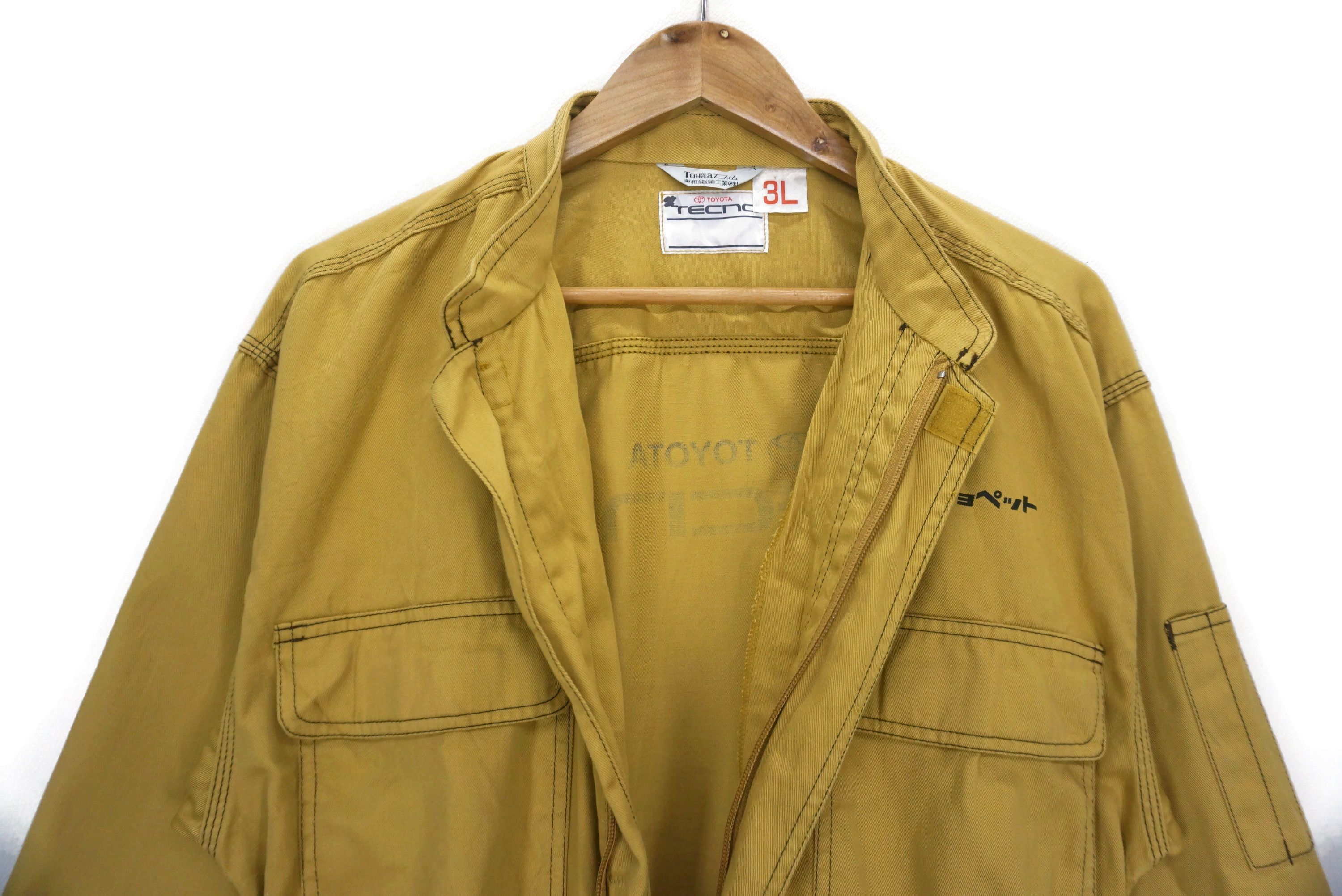 Japanese Brand Vintage Toyota Tecno Mechanics Coveralls Japanese Workwear Size US 32 / EU 48 - 7 Thumbnail