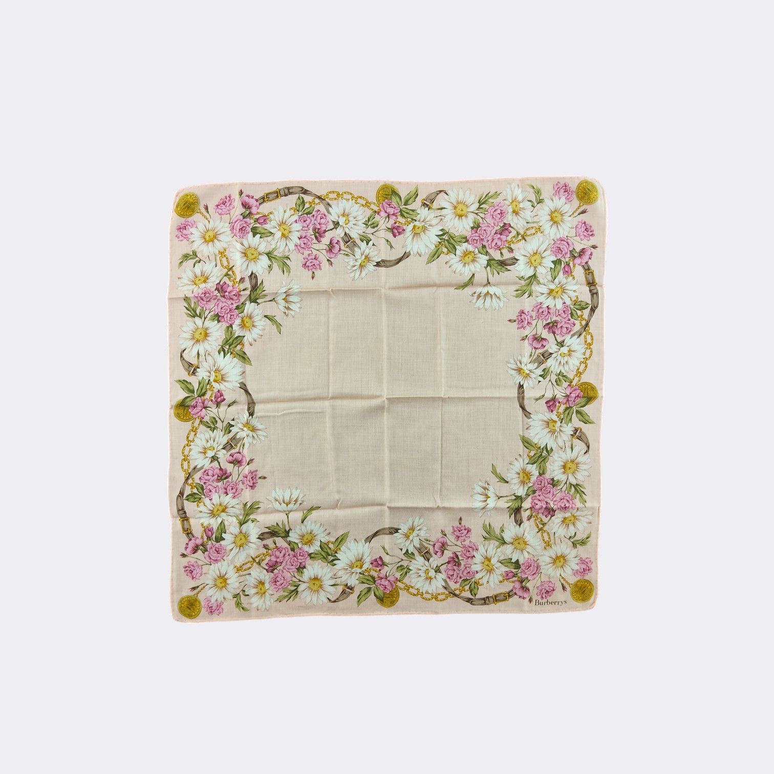 Burberry Vintage Burberry Handkerchief Neckerchief Bandana H183D Size ONE SIZE - 2 Thumbnail