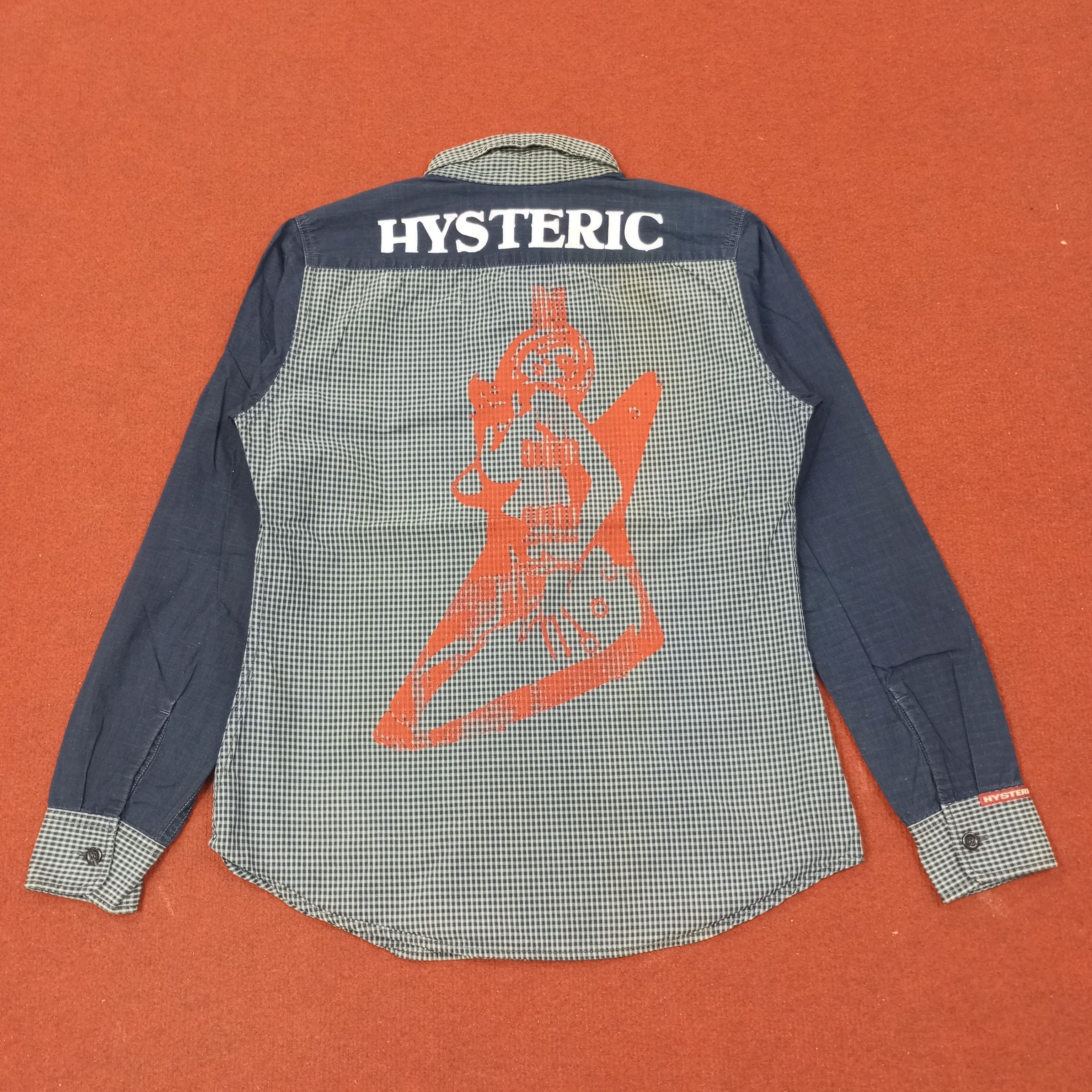 Hysteric Glamour Vintage Hysteric Glamour Japanese Brand Custom Shirt c239n14 Size US S / EU 44-46 / 1 - 1 Thumbnail