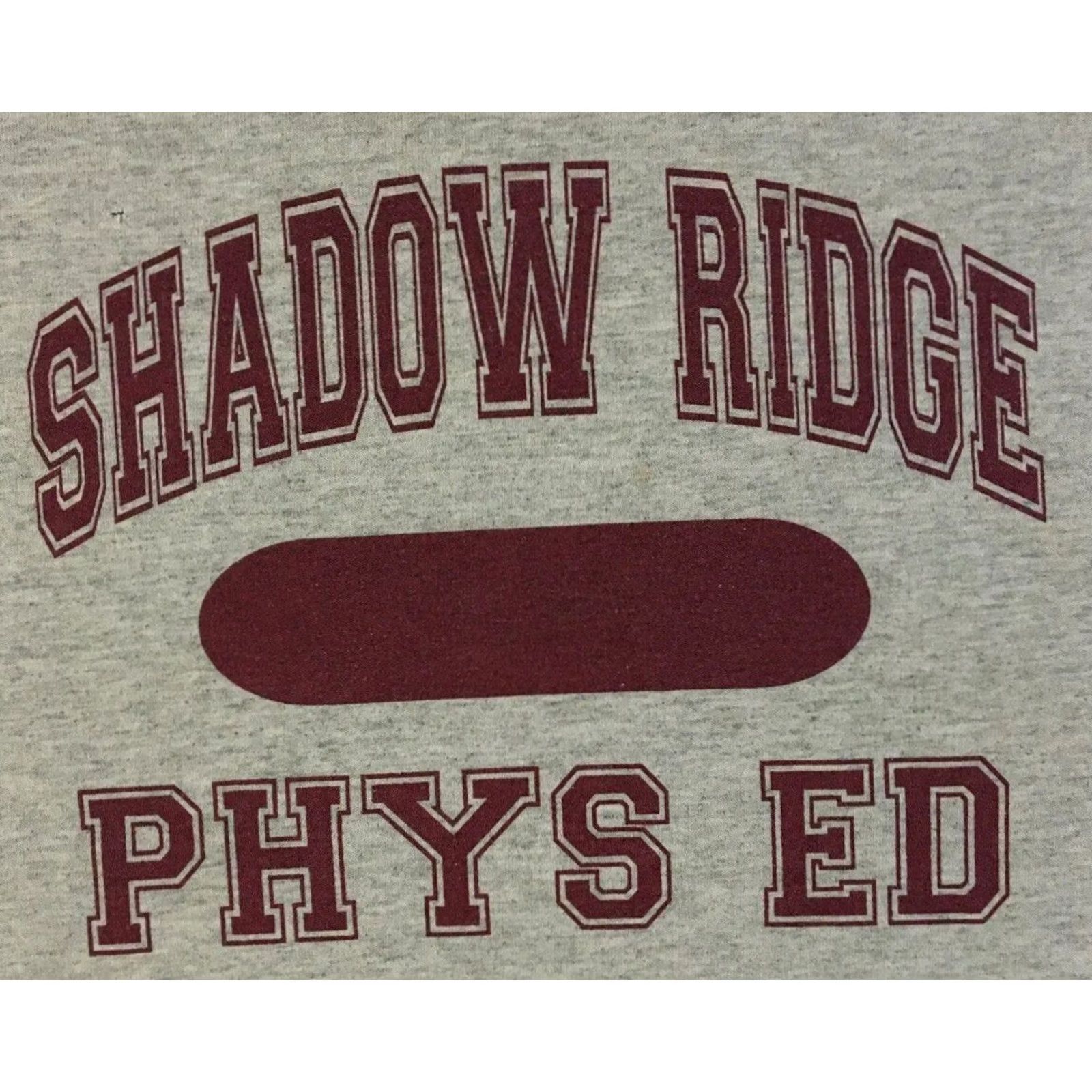 Vintage VINTAGE Physical Education Shirt S Gray 90s Shadow Ridge School Distressed T-Shirt Mens Size US S / EU 44-46 / 1 - 3 Thumbnail