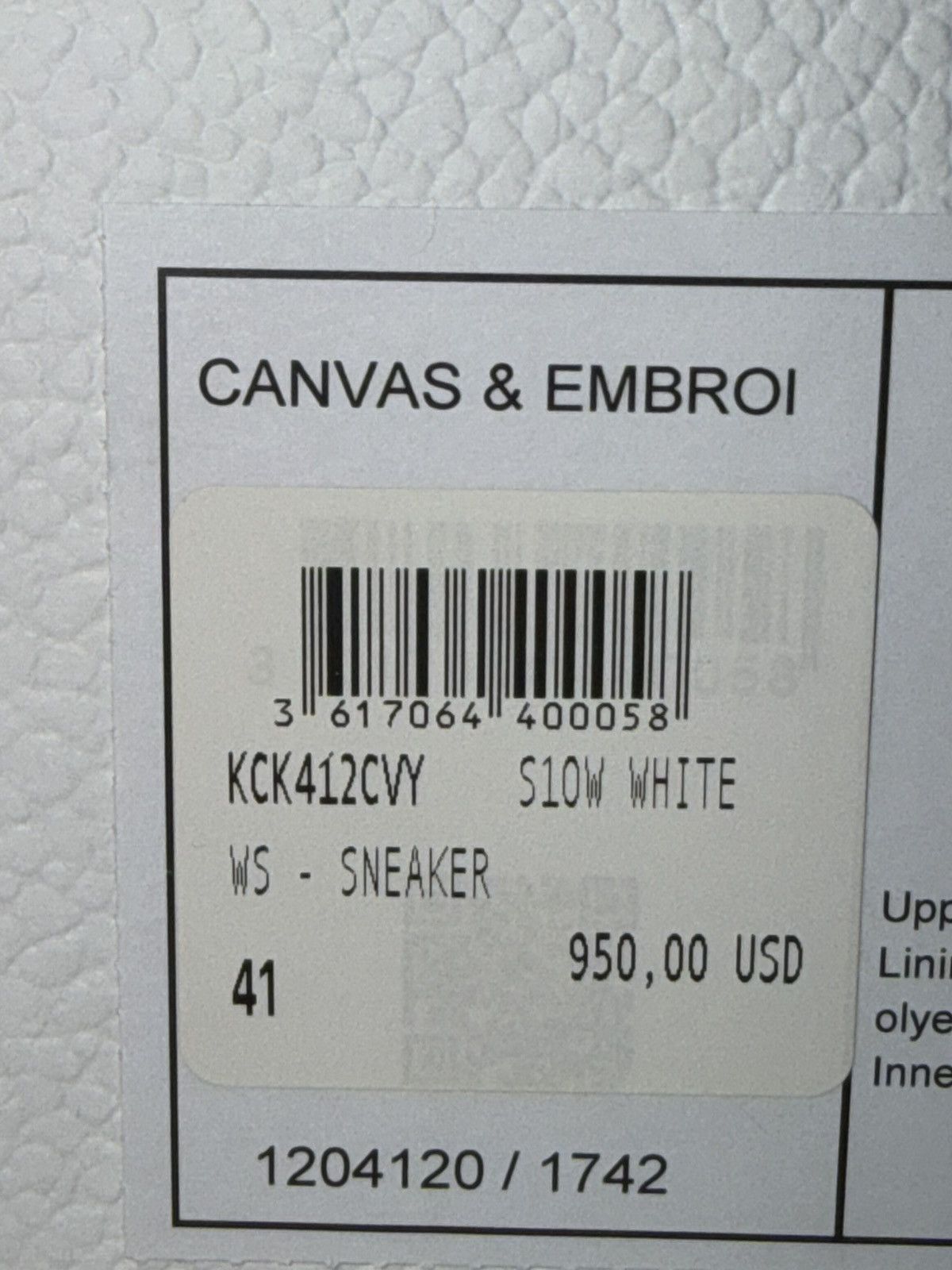 Dior WALK’N’DIOR PLATFORM SNEAKERS WHITE BLACK EMBROIDERED CANVAS Size US 10 / IT 40 - 18 Thumbnail