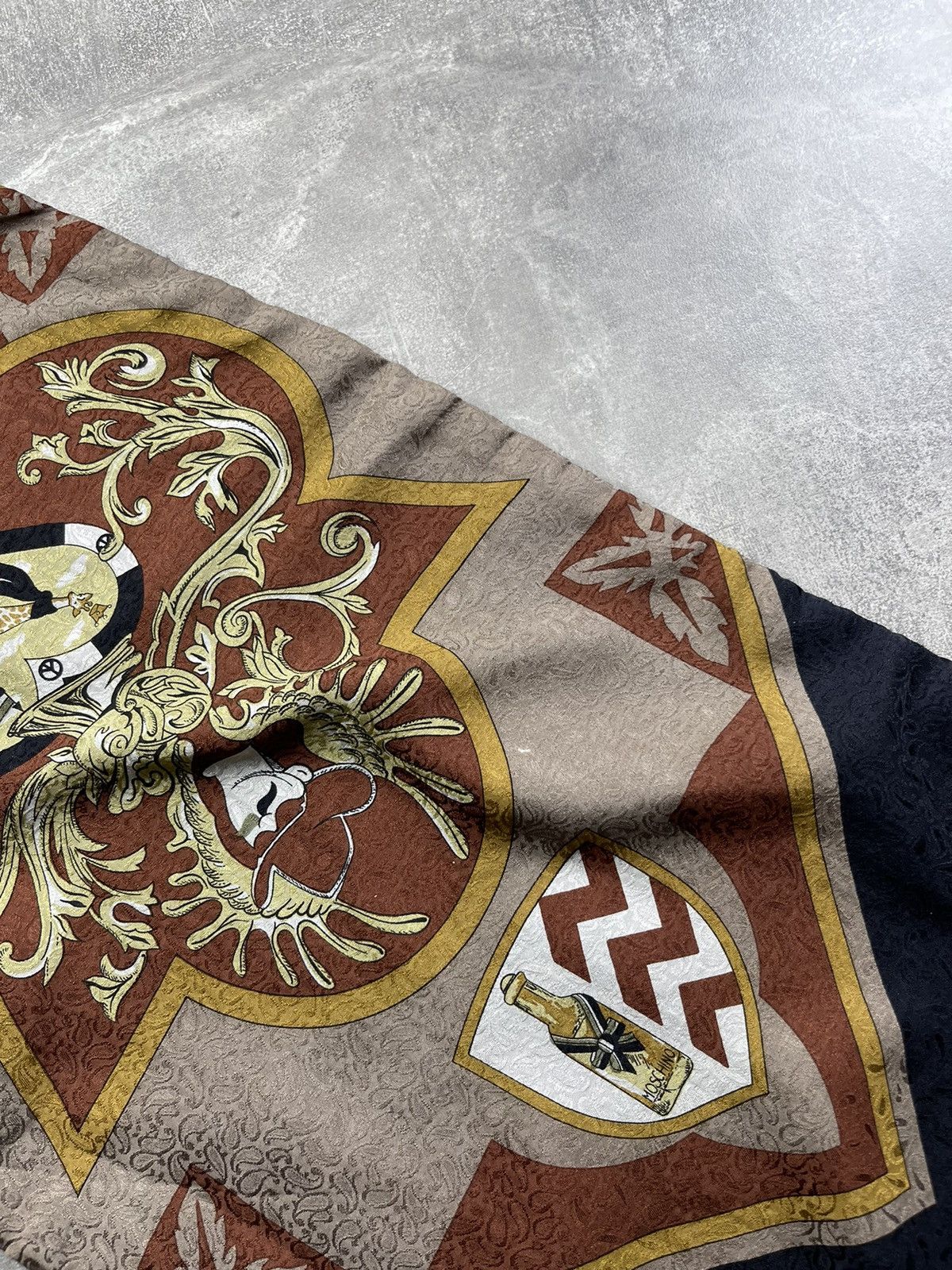 Moschino Moschino Vintage Printed Silk Scarf Italy 1990s One Size Size ONE SIZE - 4 Thumbnail