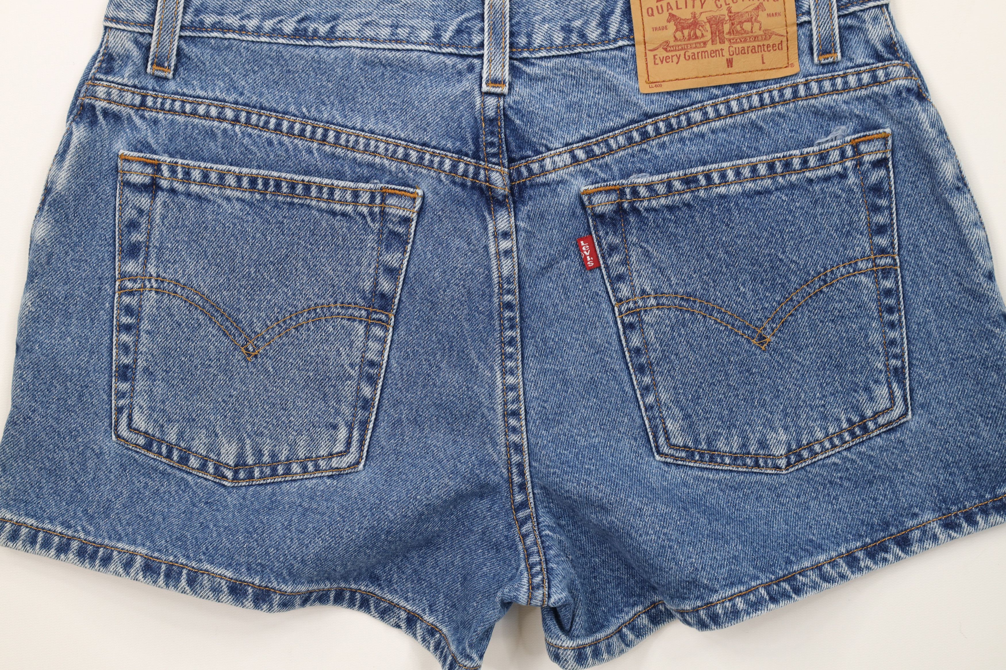 Levi's Vintage 90s Levis Relaxed Fit Denim Jean Shorts Jorts Blue Size 32" / US 10 / IT 46 - 11 Thumbnail