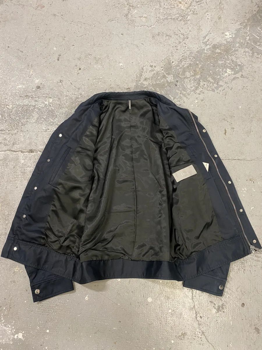 Dior AW2008 Dior Navy Trucker Contemporary Jacket by Kris Van Assche Size US L / EU 52-54 / 3 - 4 Thumbnail