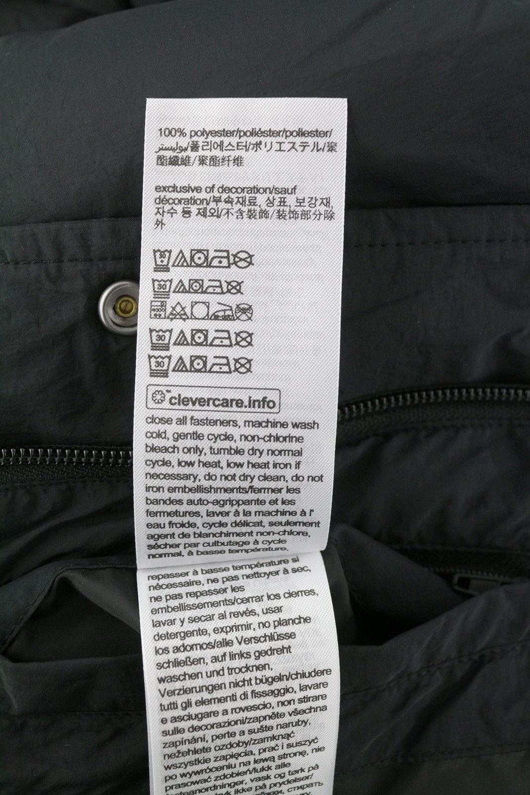 Calvin Klein CRINKLE NYLON LONG LENGTH QUILT 2XL Black Jacket 86399 Size US XXL / EU 58 / 5 - 11 Thumbnail