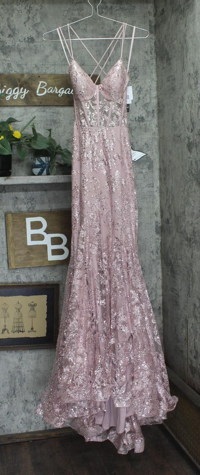 Other Blondie Nites Corset-bodice Gown Dress 3960bn Rose Pink 7 Size M / US 6-8 / IT 42-44 - 1 Thumbnail