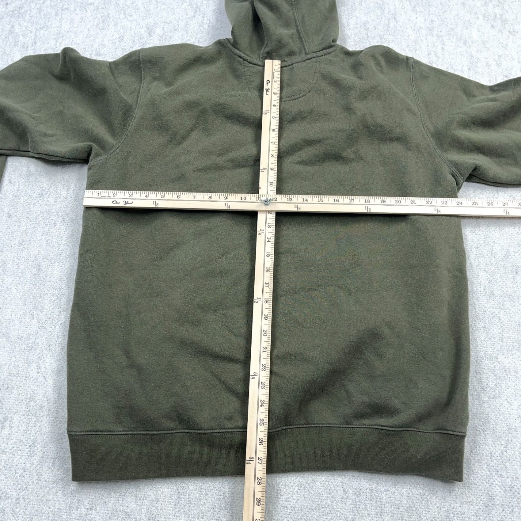 Carhartt VINTAGE Carhartt Hoodie Shirt Men XL Olive Green Loose Fit Sleeve Spellout Sweatshirt Adult Size US XL / EU 56 / 4 - 7 Thumbnail