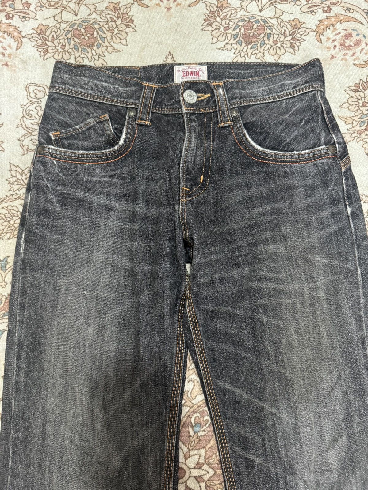 Edwin Vintage Edwin XV Distressed Flared Jeans Size US 31 - 4 Thumbnail