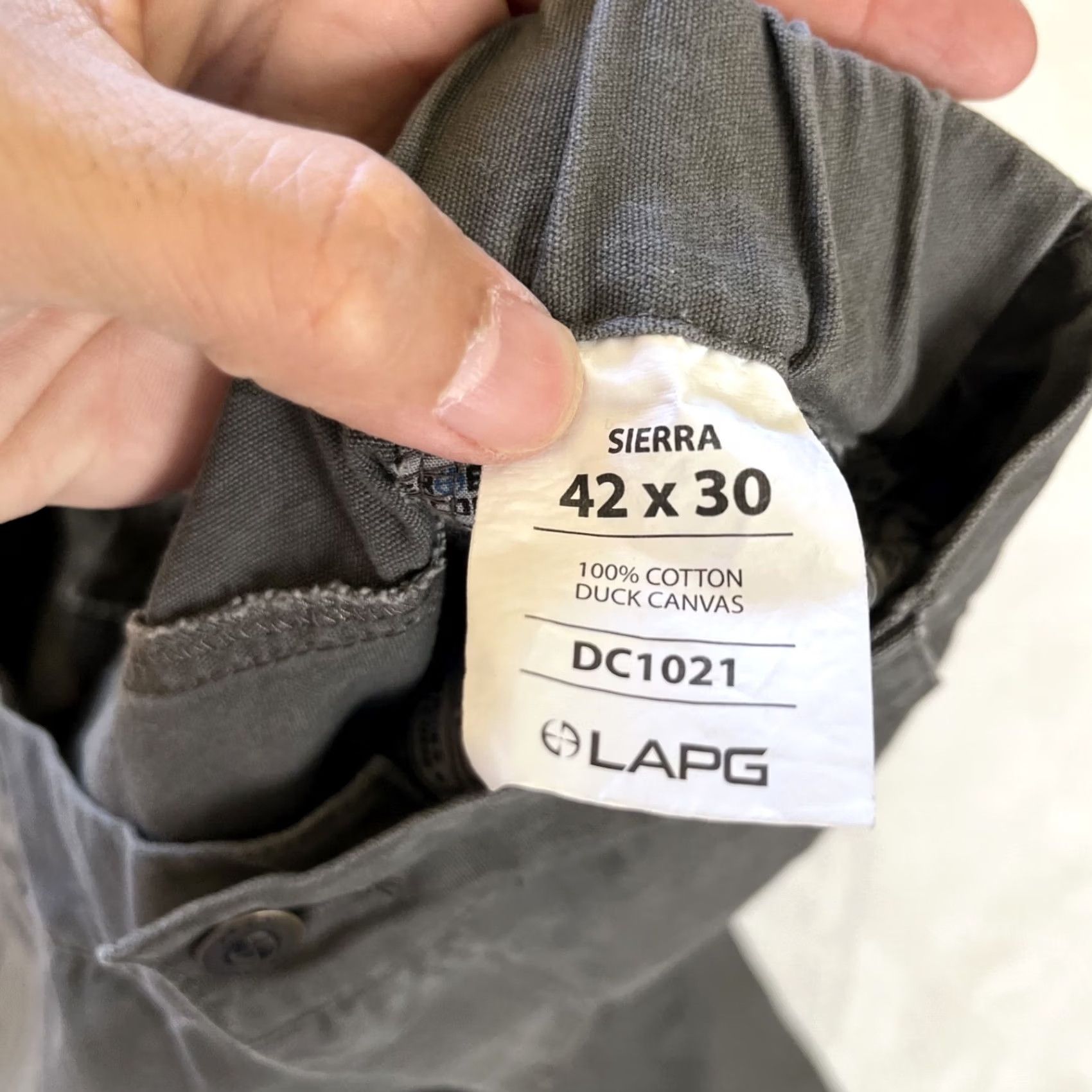 Doublet LAPG Urban Recon Pants Mens 42x30 Gray Double Knee Ripstop Cargo Pants Size US 42 / EU 58 - 5 Thumbnail