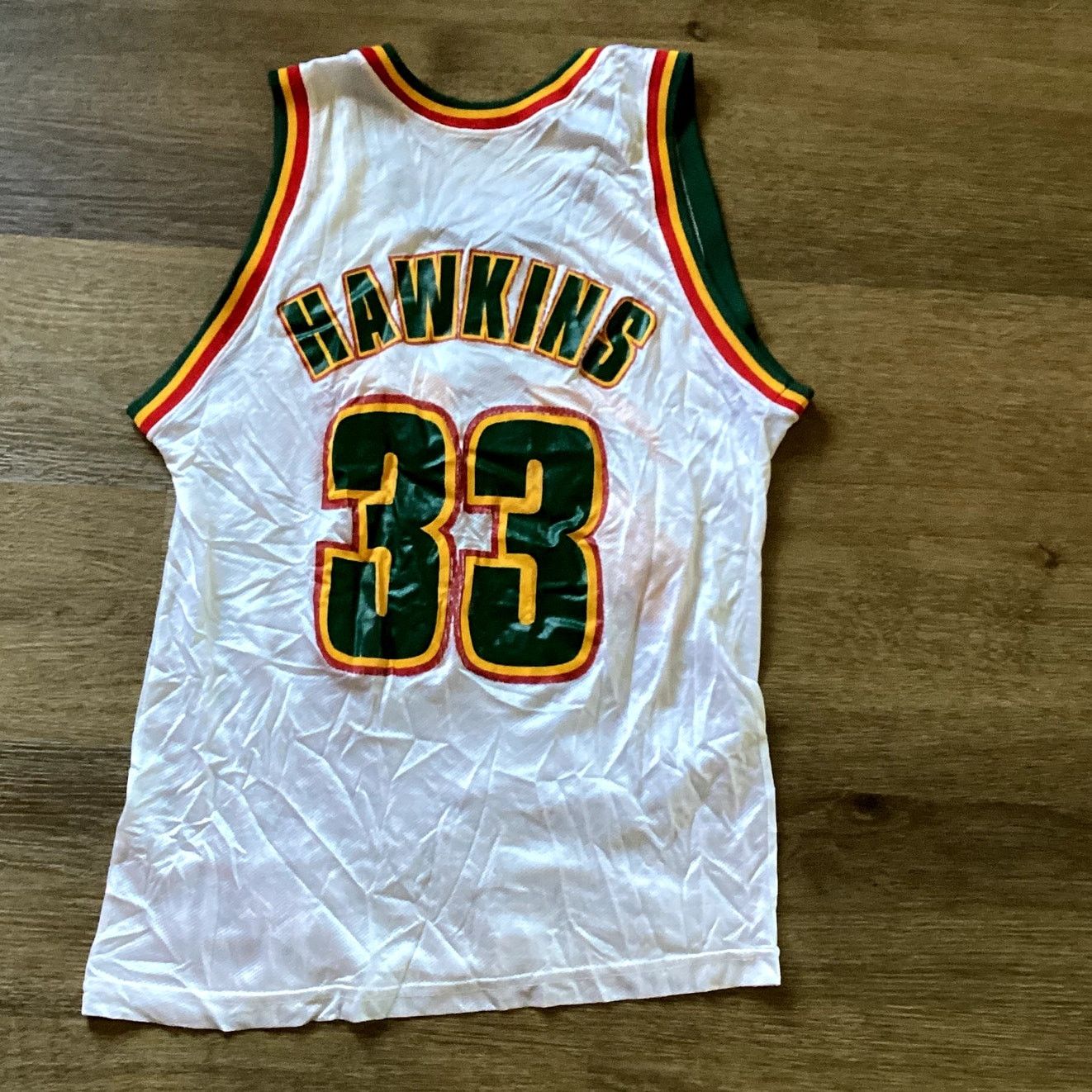 Champion VTG Seattle Super Sonics Jersey #33 Size US S / EU 44-46 / 1 - 2 Thumbnail