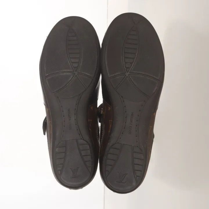 Louis Vuitton Louis Vuitton Fashionable Brown Leather Sneakers -2508 Size US 5 / EU 37 - 3 Thumbnail