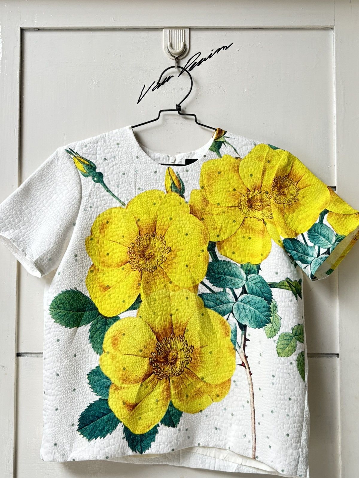 Akira AKIRA NAKA Flower Motive T-shirt Size XS / US 0-2 / IT 36-38 - 2 Thumbnail