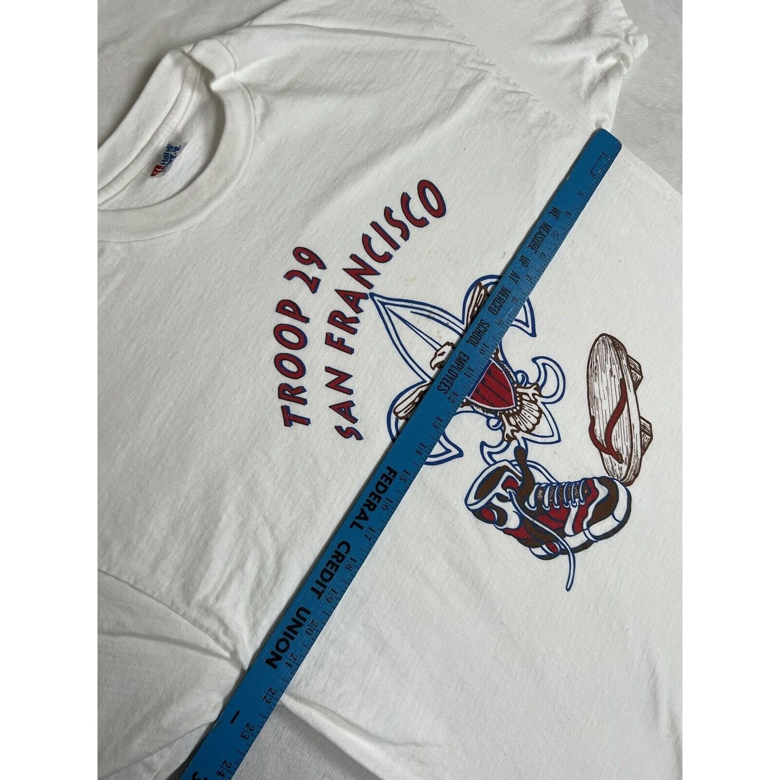 Vintage Vintage Boy Scout T-Shirt San Francisco Troop 29 Size XL Si Size US XL / EU 56 / 4 - 6 Thumbnail