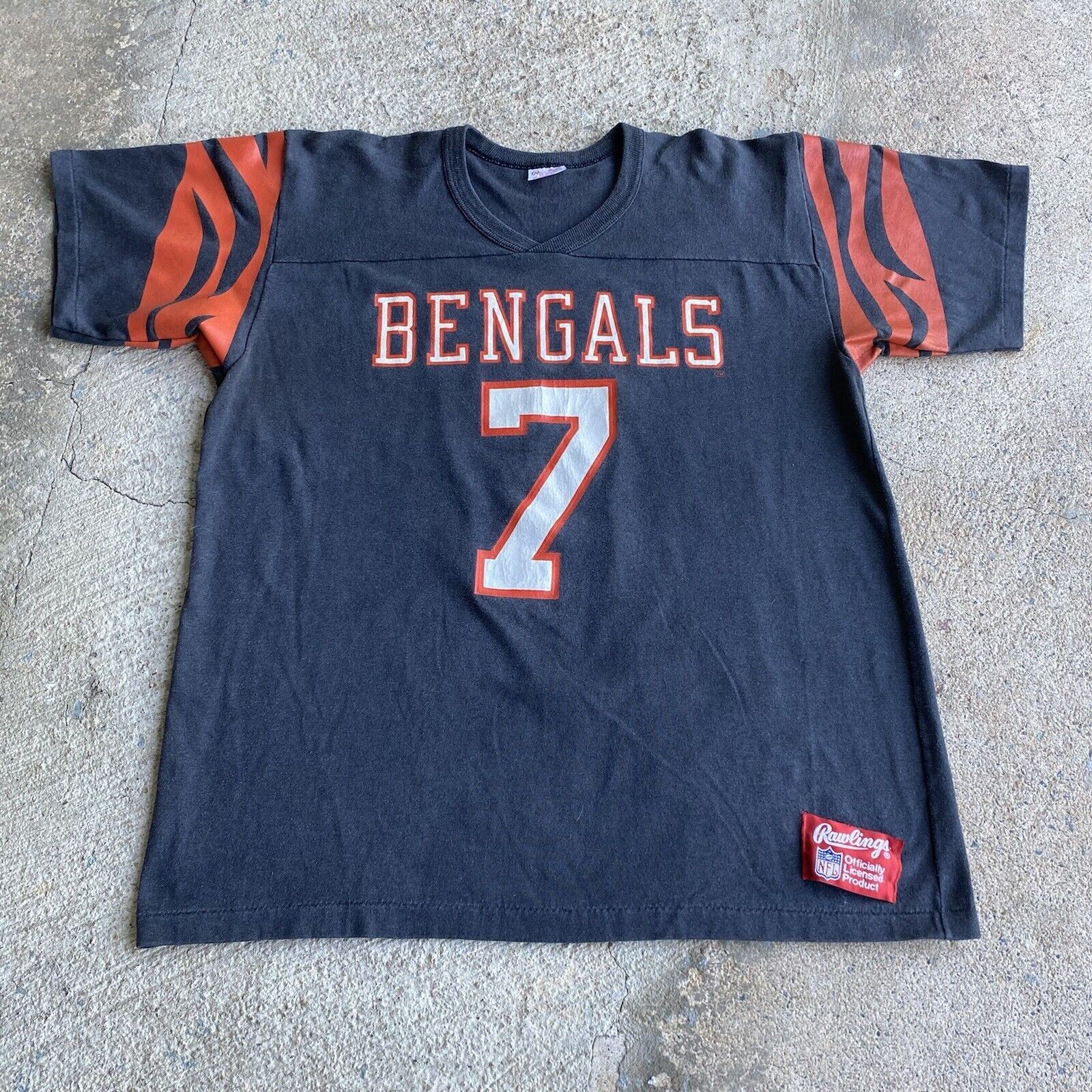 NFL Vintage 90’s Bengals Rawlings NFL Football Jersey Shirt Size US XL / EU 56 / 4 - 2 Thumbnail